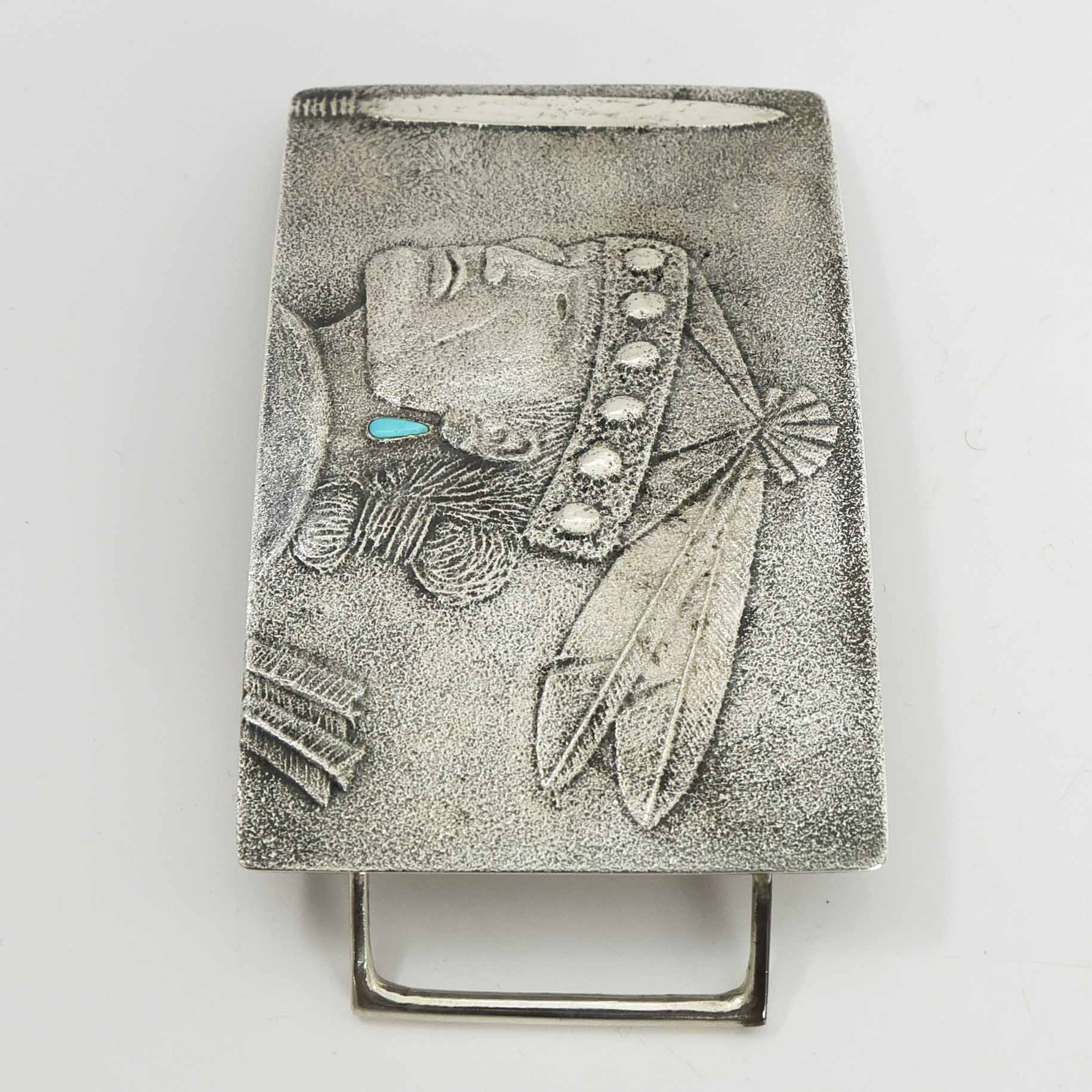 Navajo Warrior Buckle - Image 3