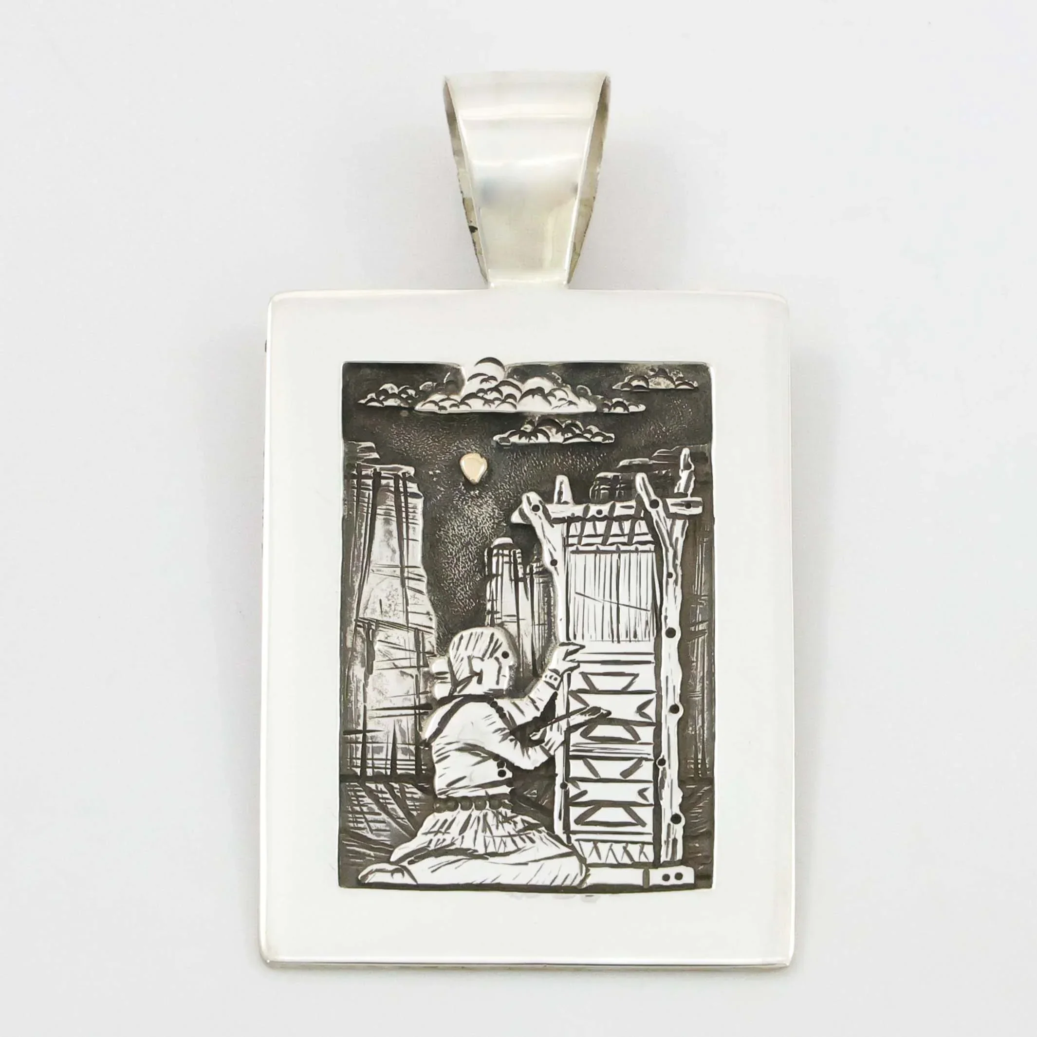 Navajo Weaver Pendant