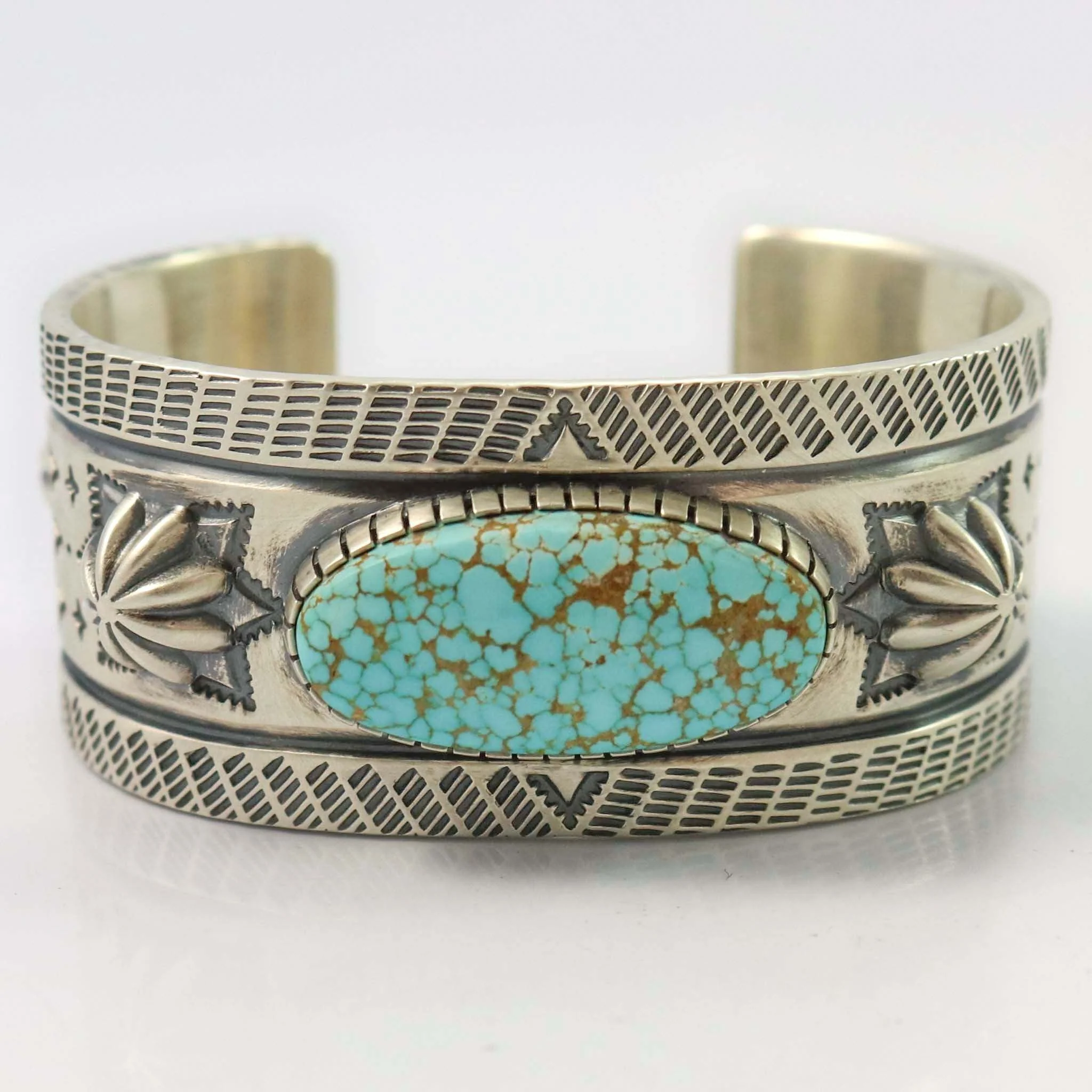 Number Eight Turquoise Cuff - Image 2