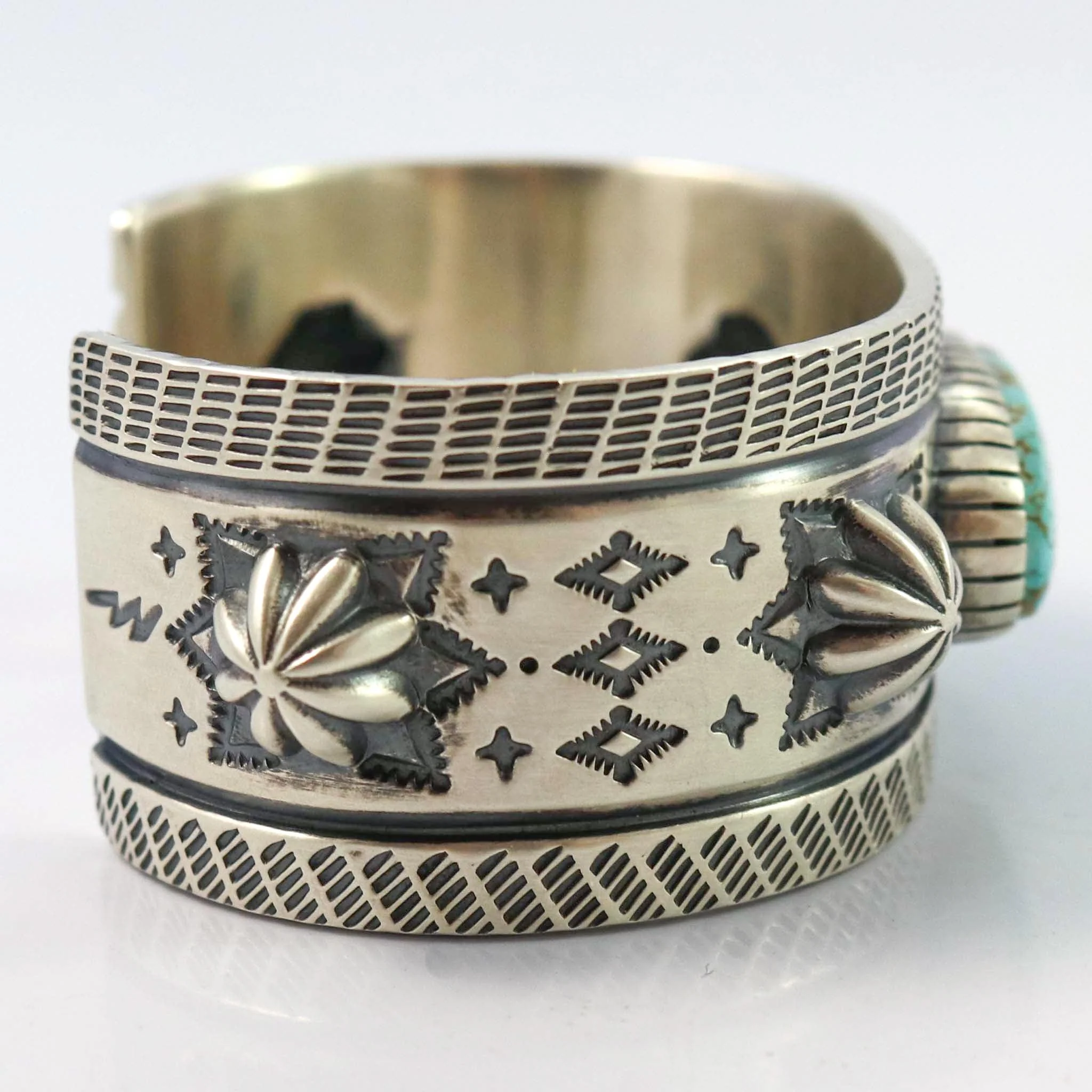 Number Eight Turquoise Cuff - Image 3