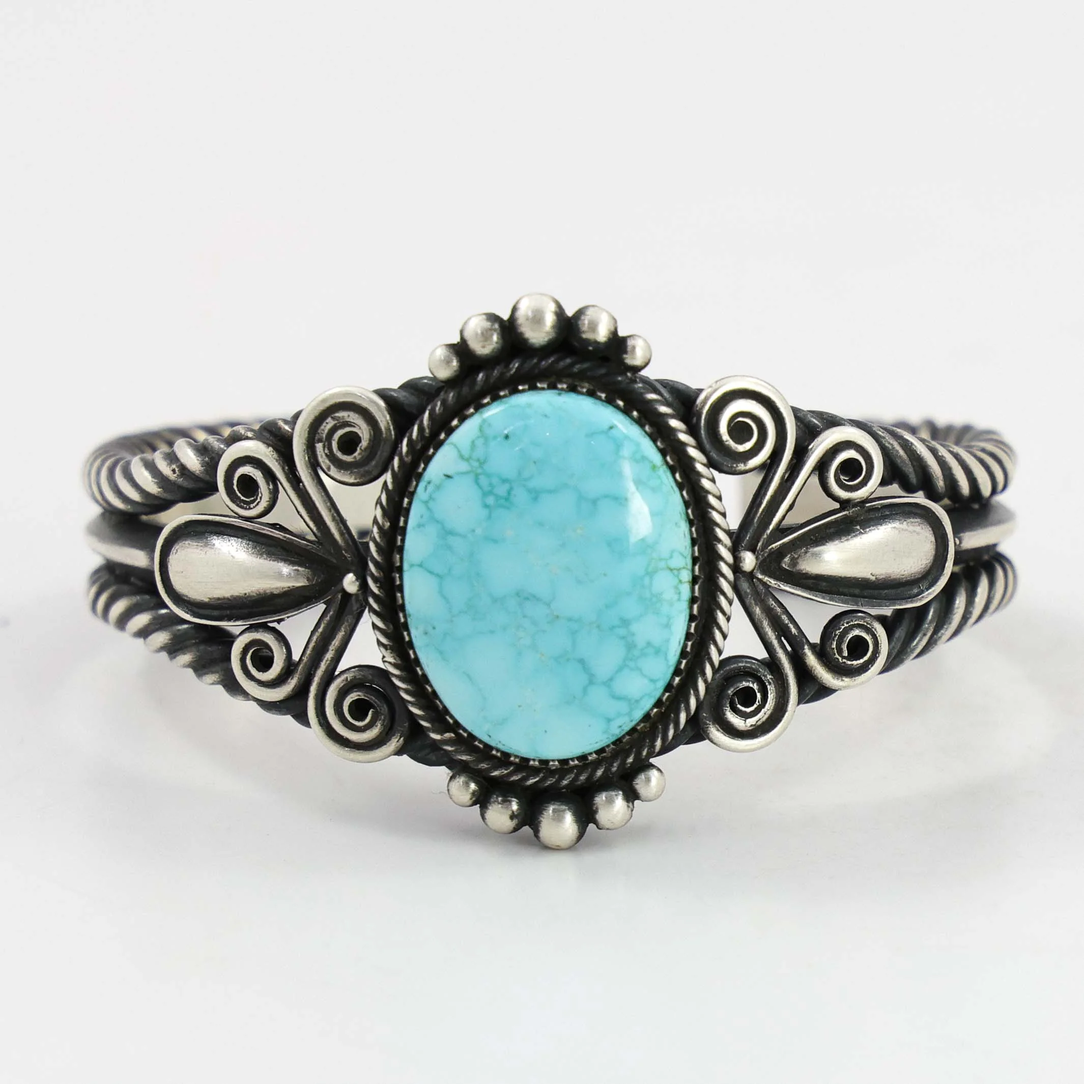 Number Eight Turquoise Cuff - Image 2