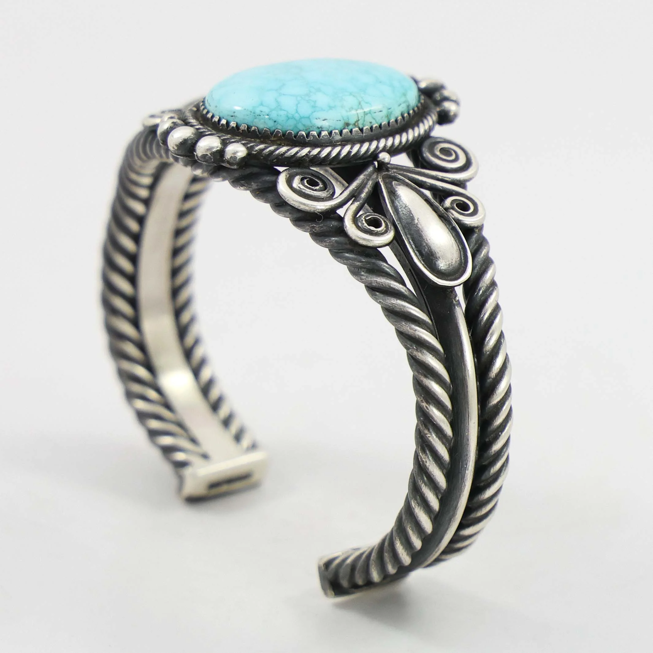 Number Eight Turquoise Cuff - Image 3