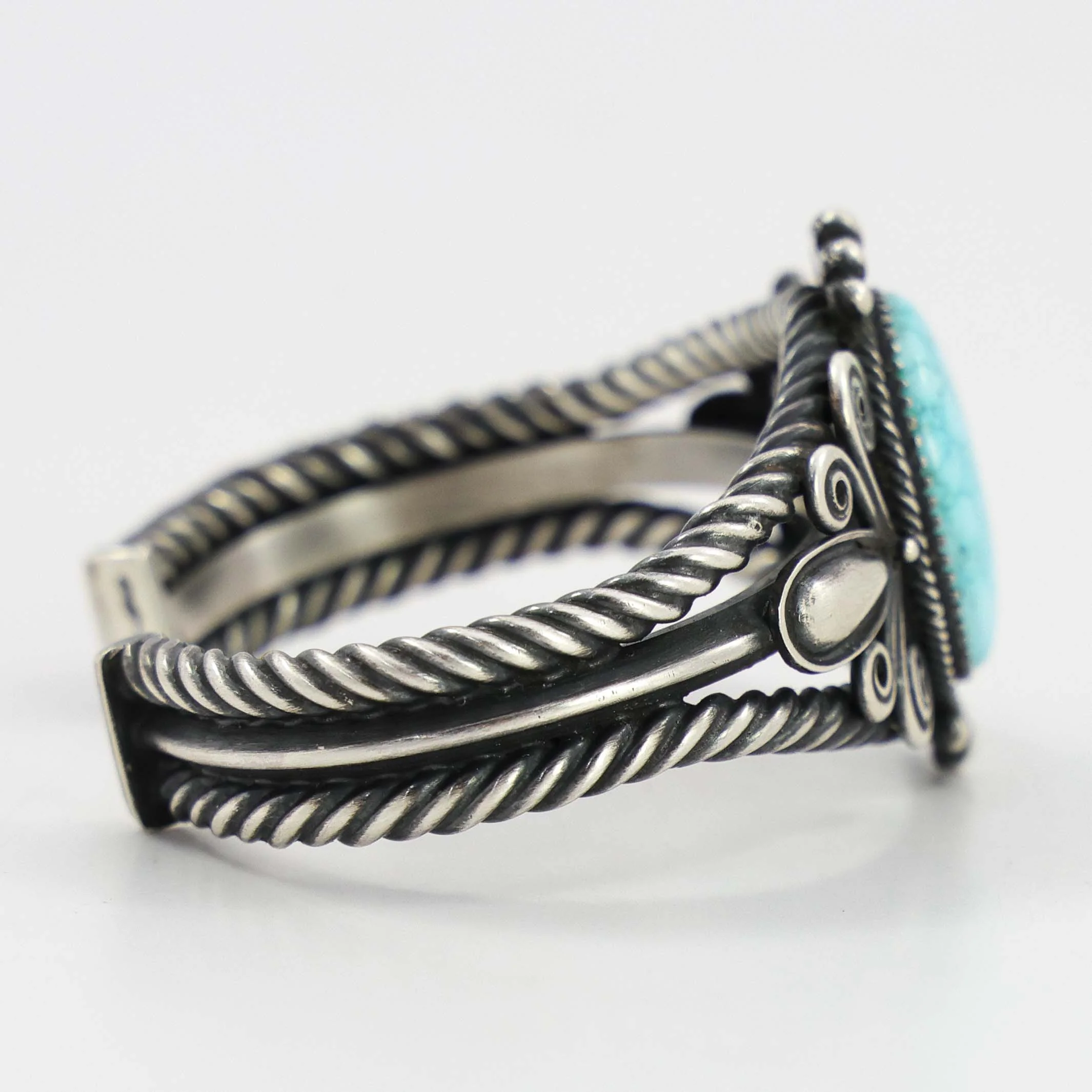 Number Eight Turquoise Cuff - Image 5