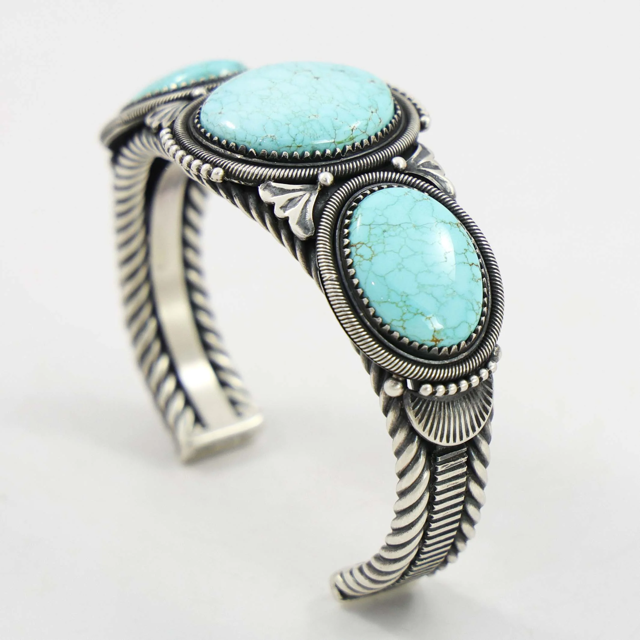 Number Eight Turquoise Cuff - Image 3