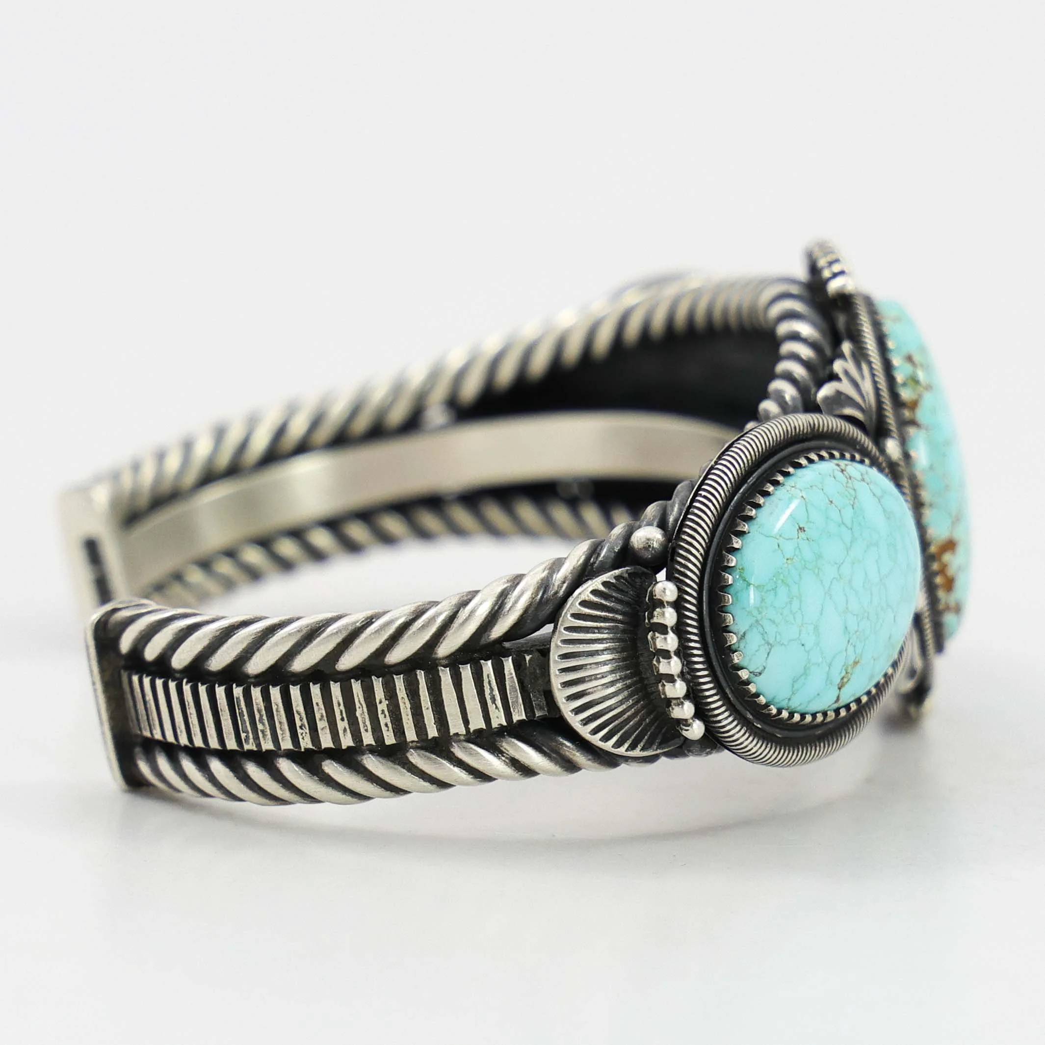 Number Eight Turquoise Cuff - Image 5
