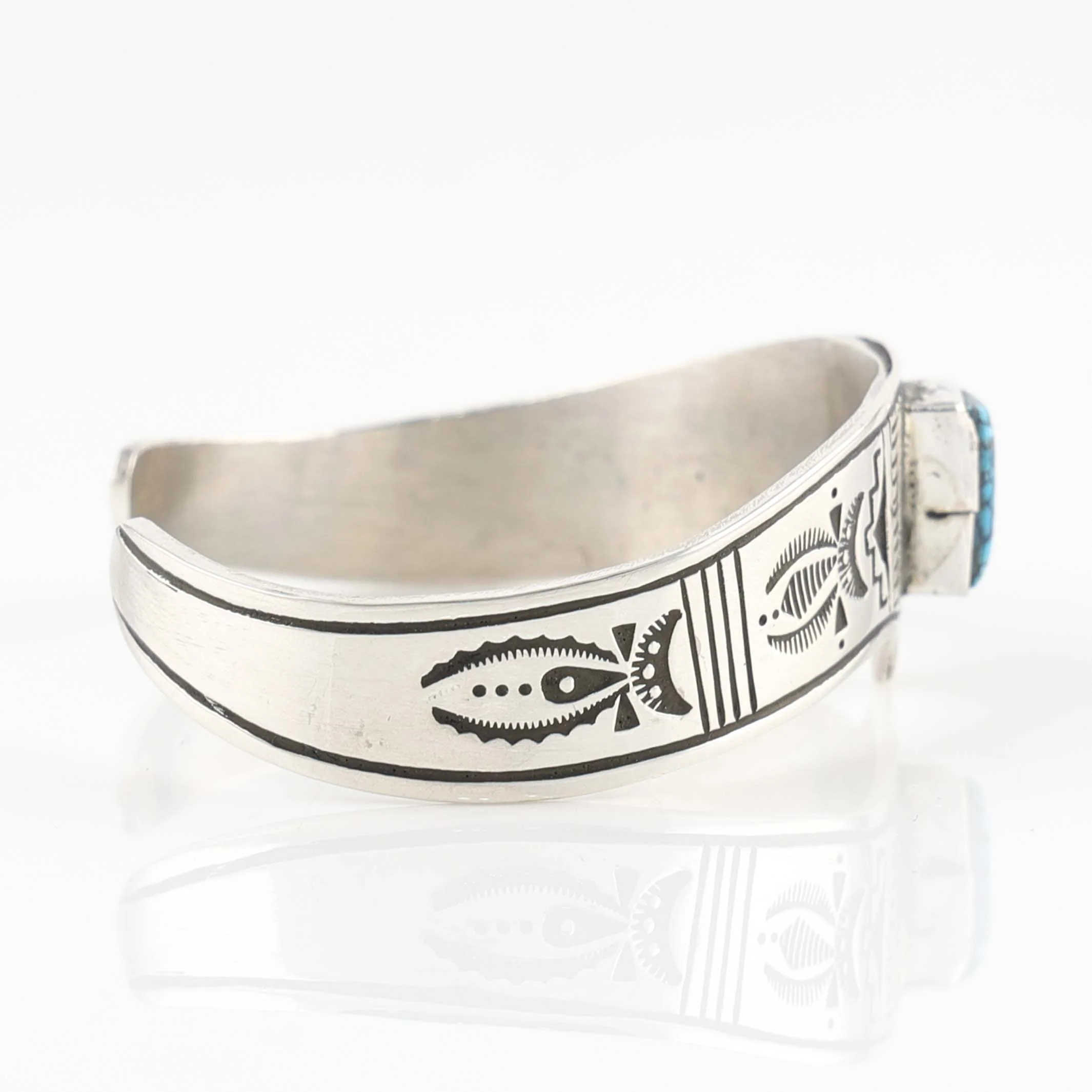 Number Eight Turquoise Cuff - Image 3