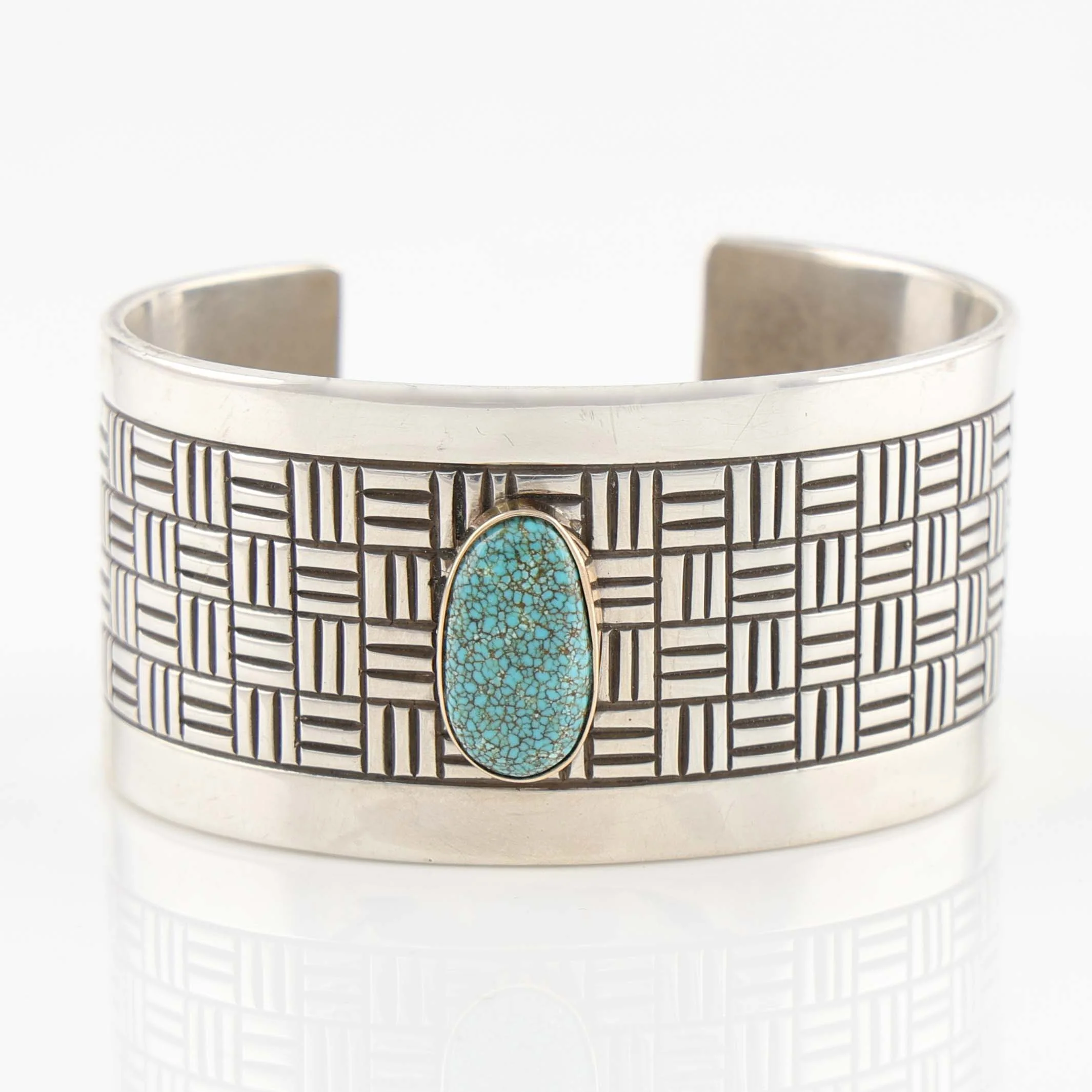 Number Eight Turquoise Cuff - Image 2