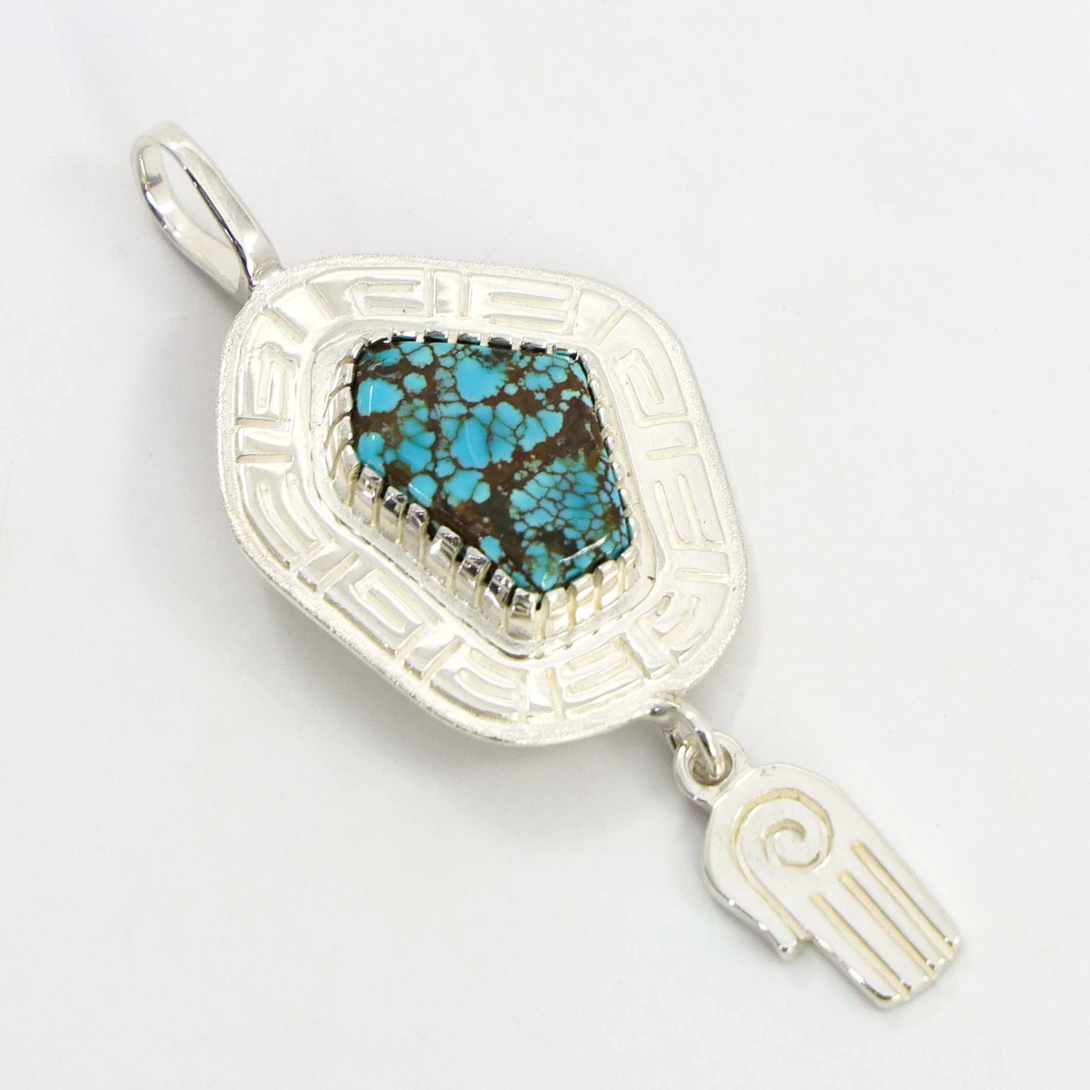 Number Eight Turquoise Pendant - Image 2