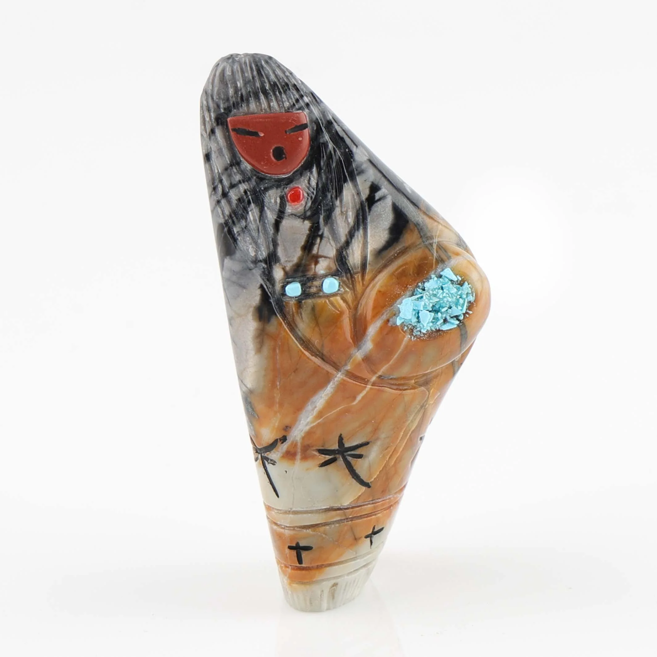 Picasso Marble Corn Maiden Fetish