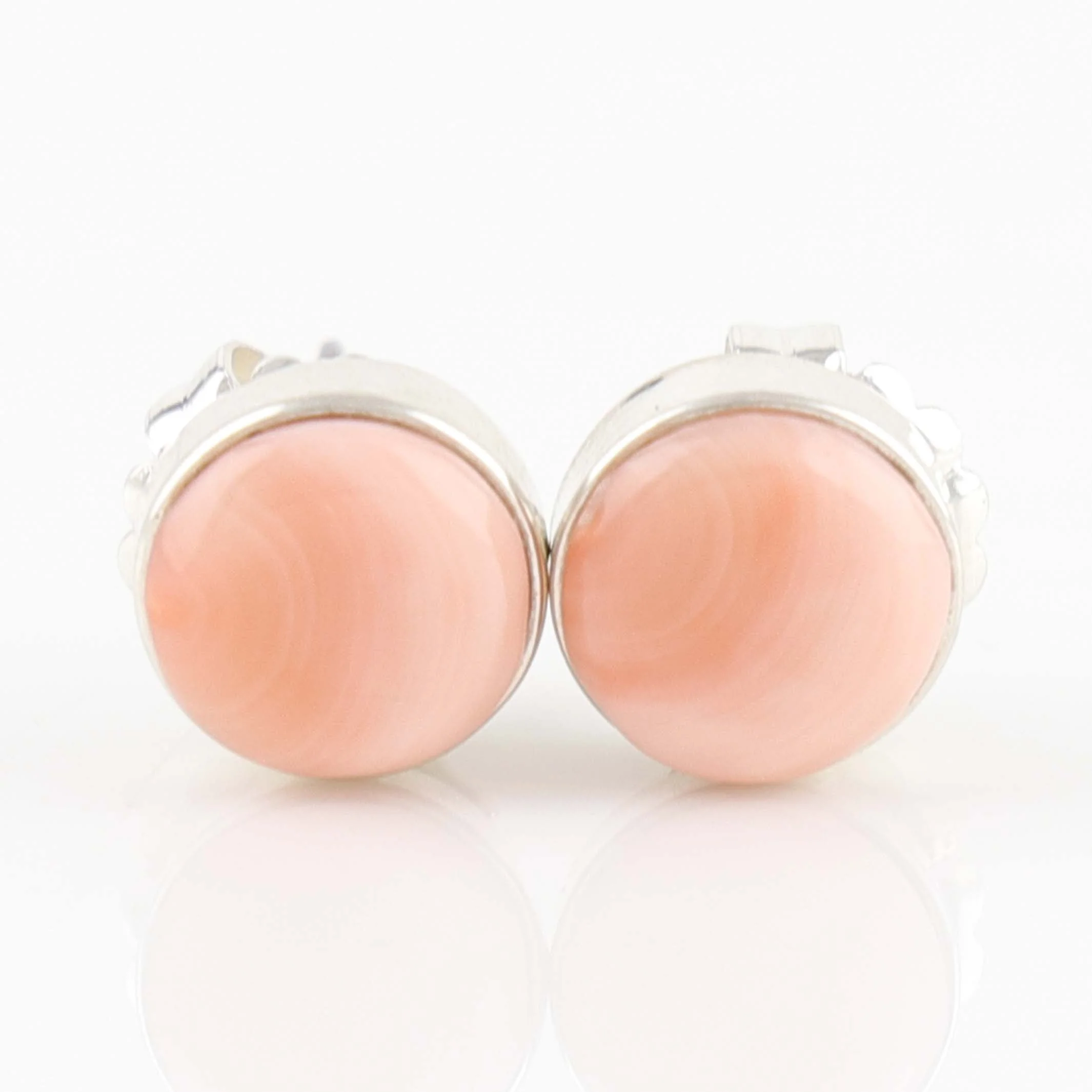 Pink Coral Earrings