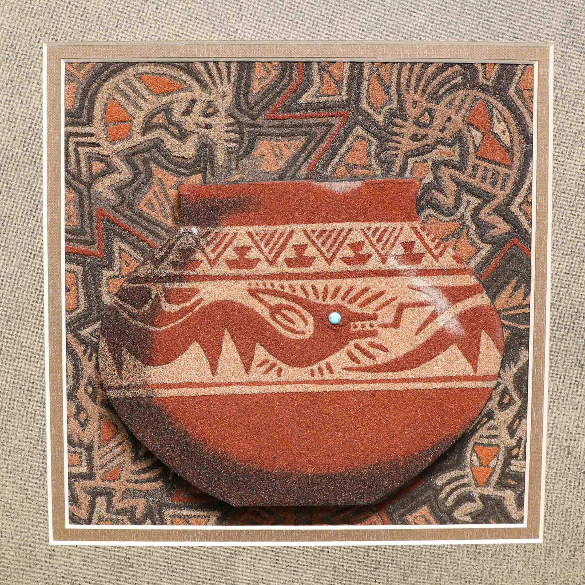 Pueblo Pot Sandpainting - Image 2