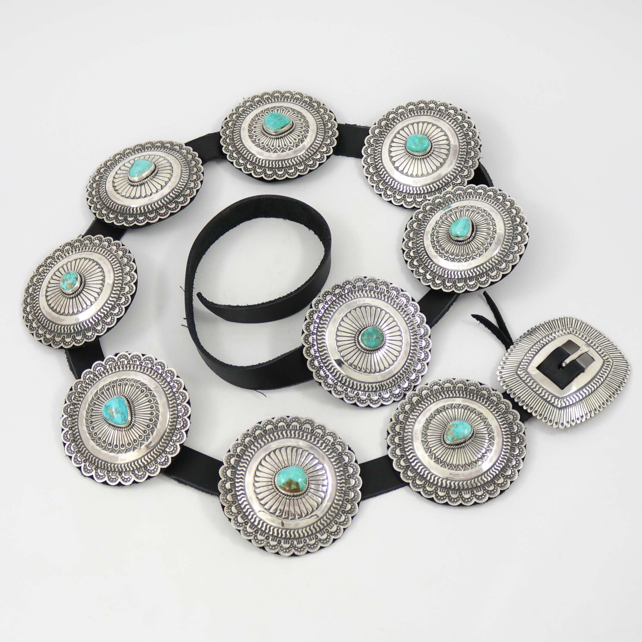 Royston Turquoise Concho Belt