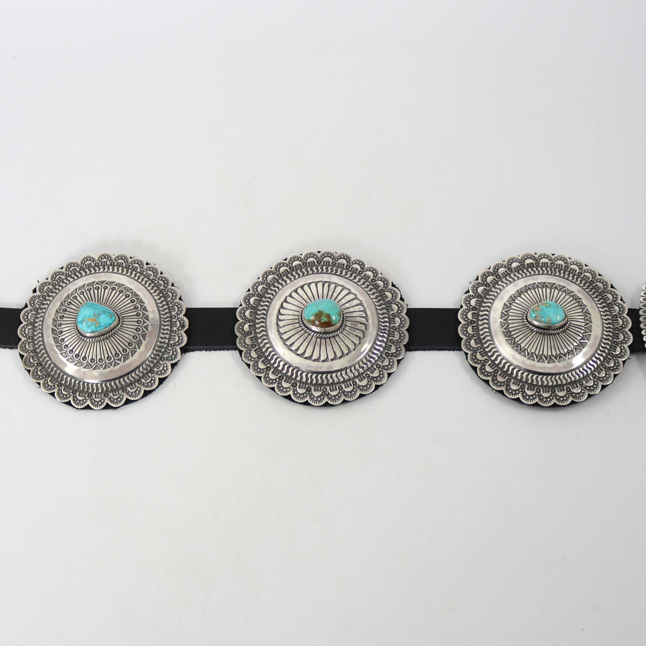 Royston Turquoise Concho Belt - Image 3