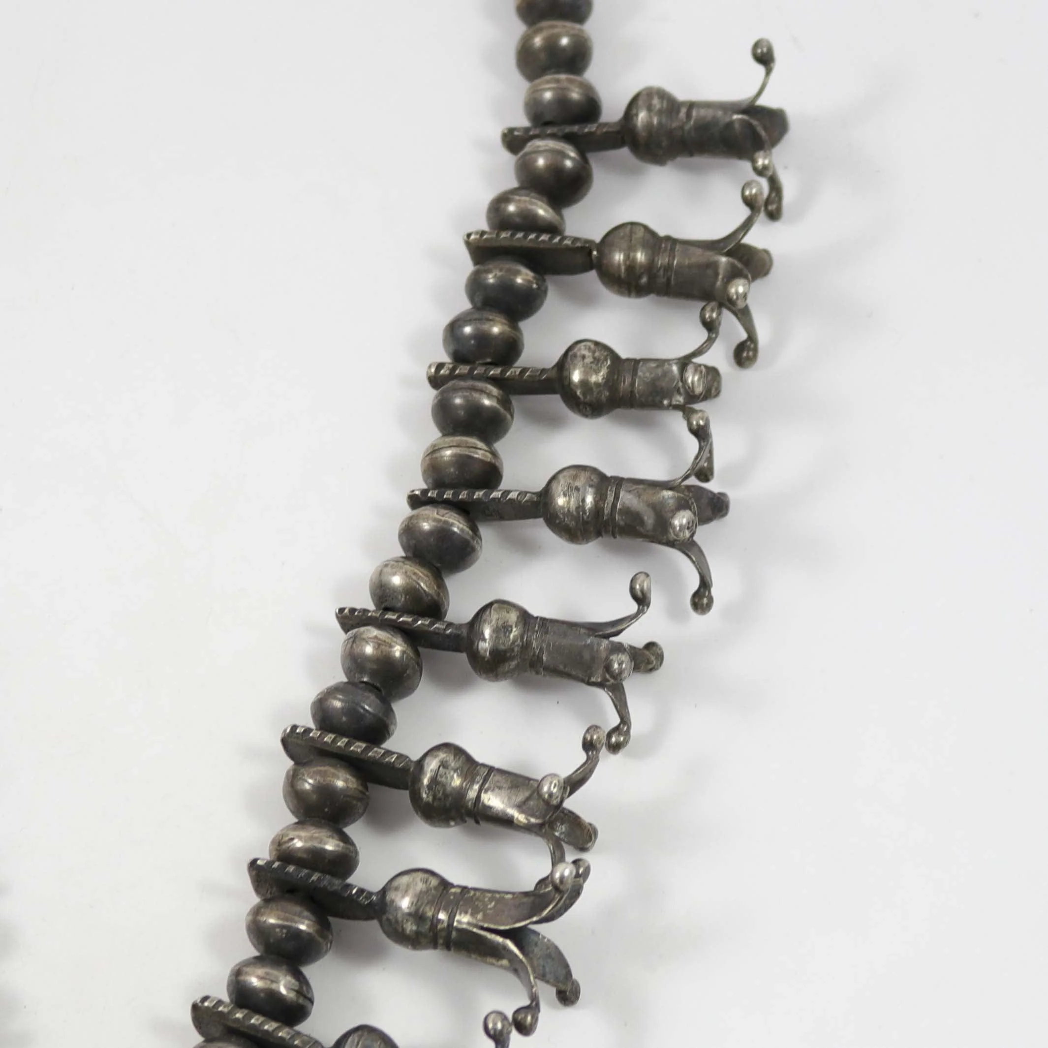 Royston Turquoise Squash Blossom Necklace - Image 4