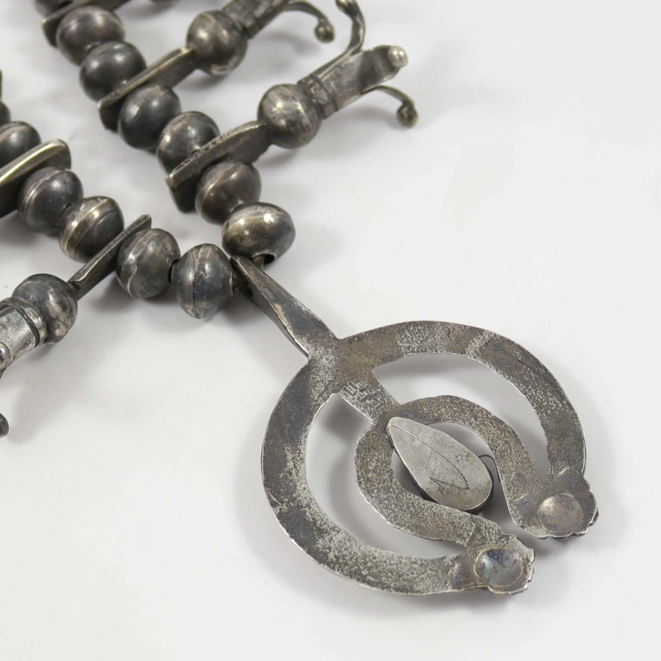Royston Turquoise Squash Blossom Necklace - Image 6