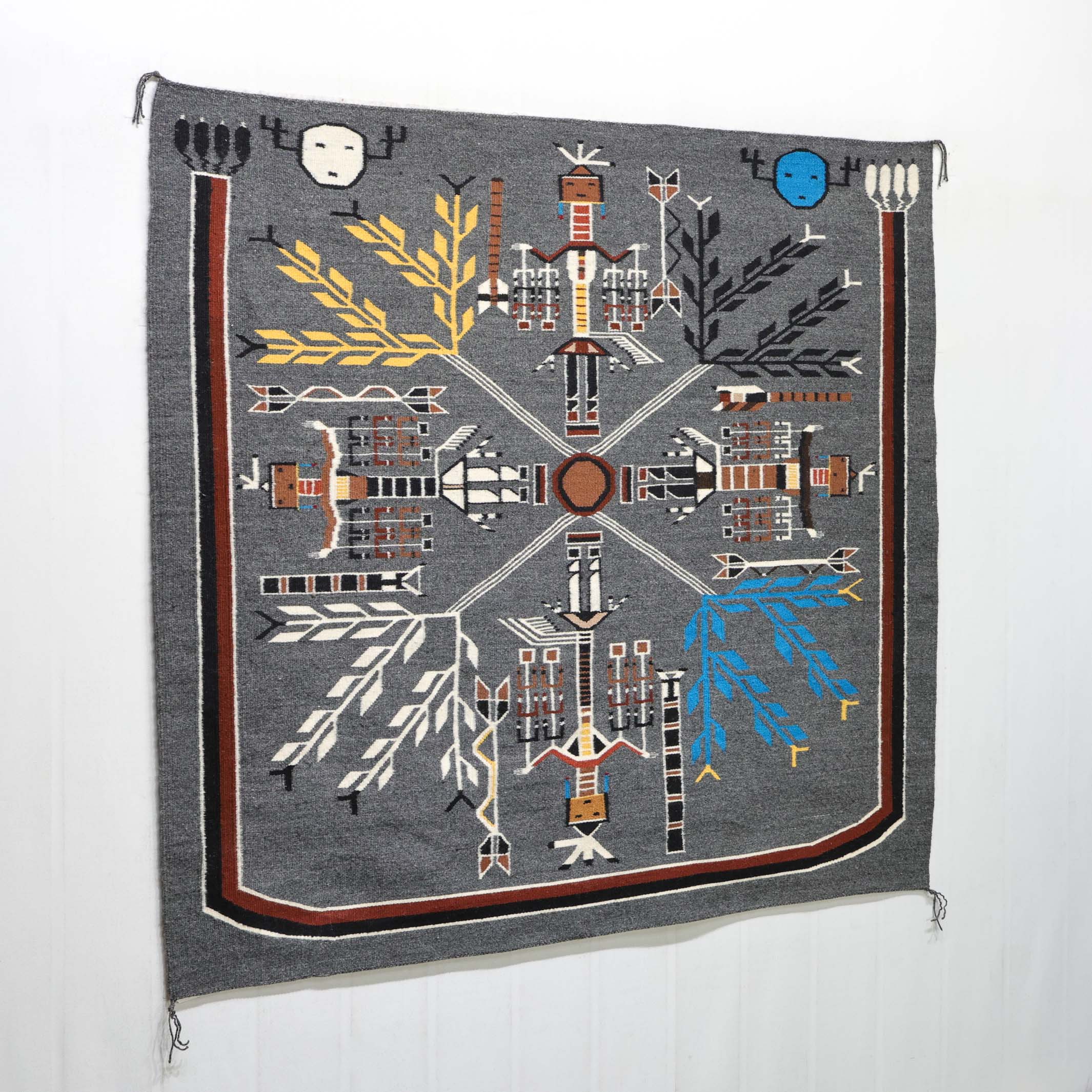 “Feather People” Sandpainting Weaving - Image 8