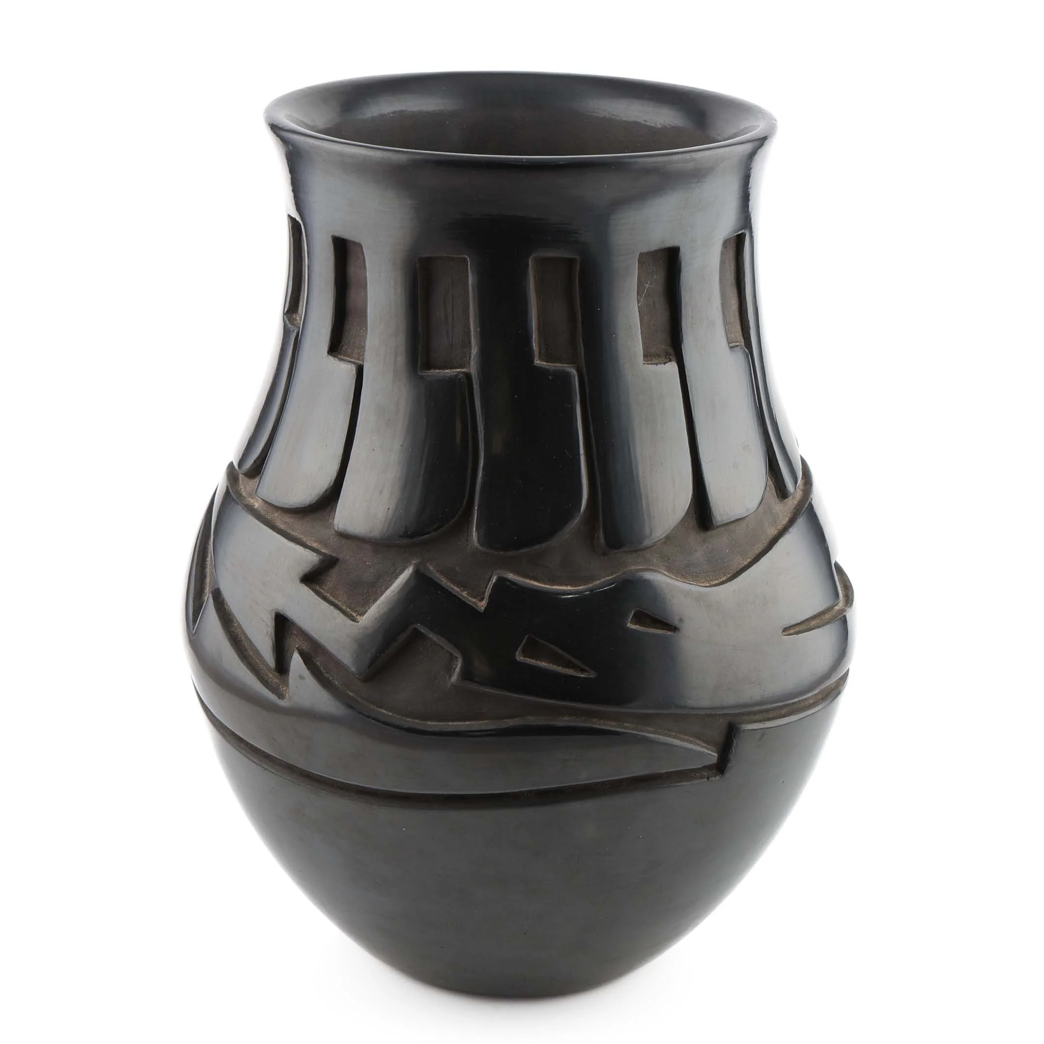 Santa Clara Feather Jar