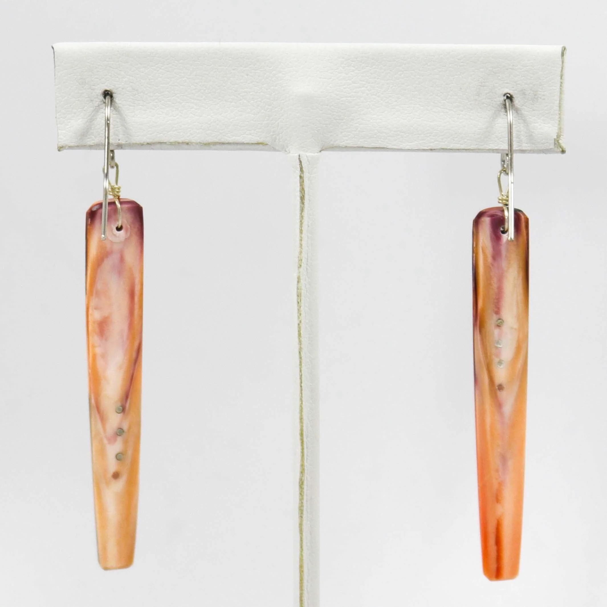 Shell Inlay Earrings - Image 2
