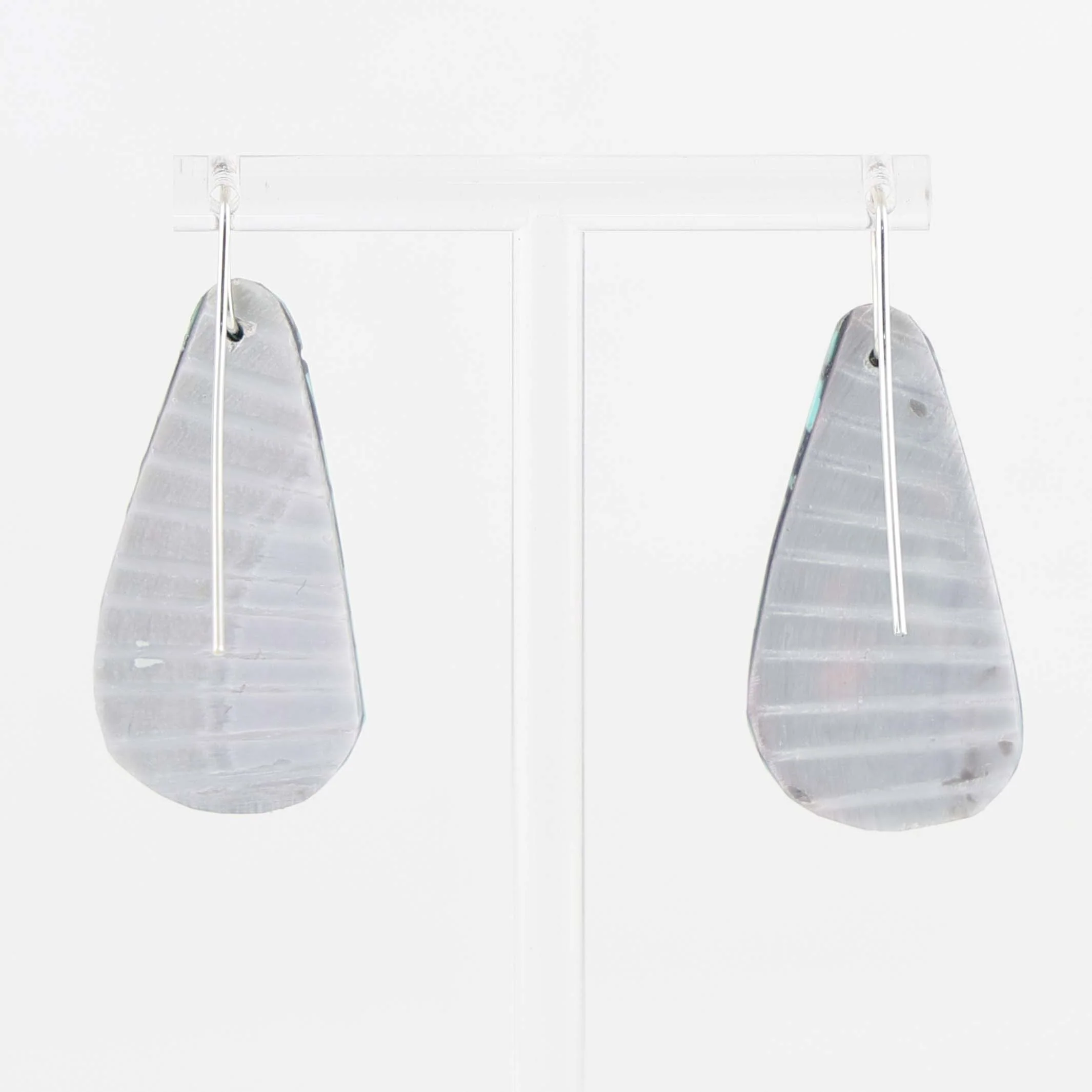 Shell Inlay Earrings - Image 2