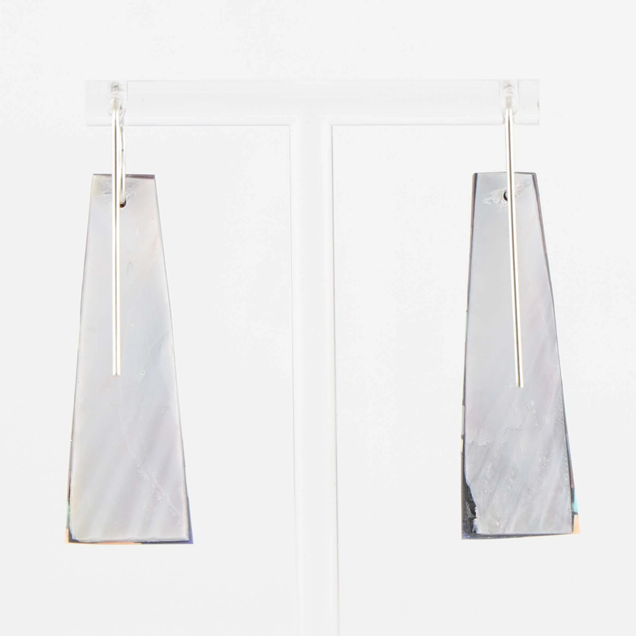 Shell Inlay Earrings - Image 2