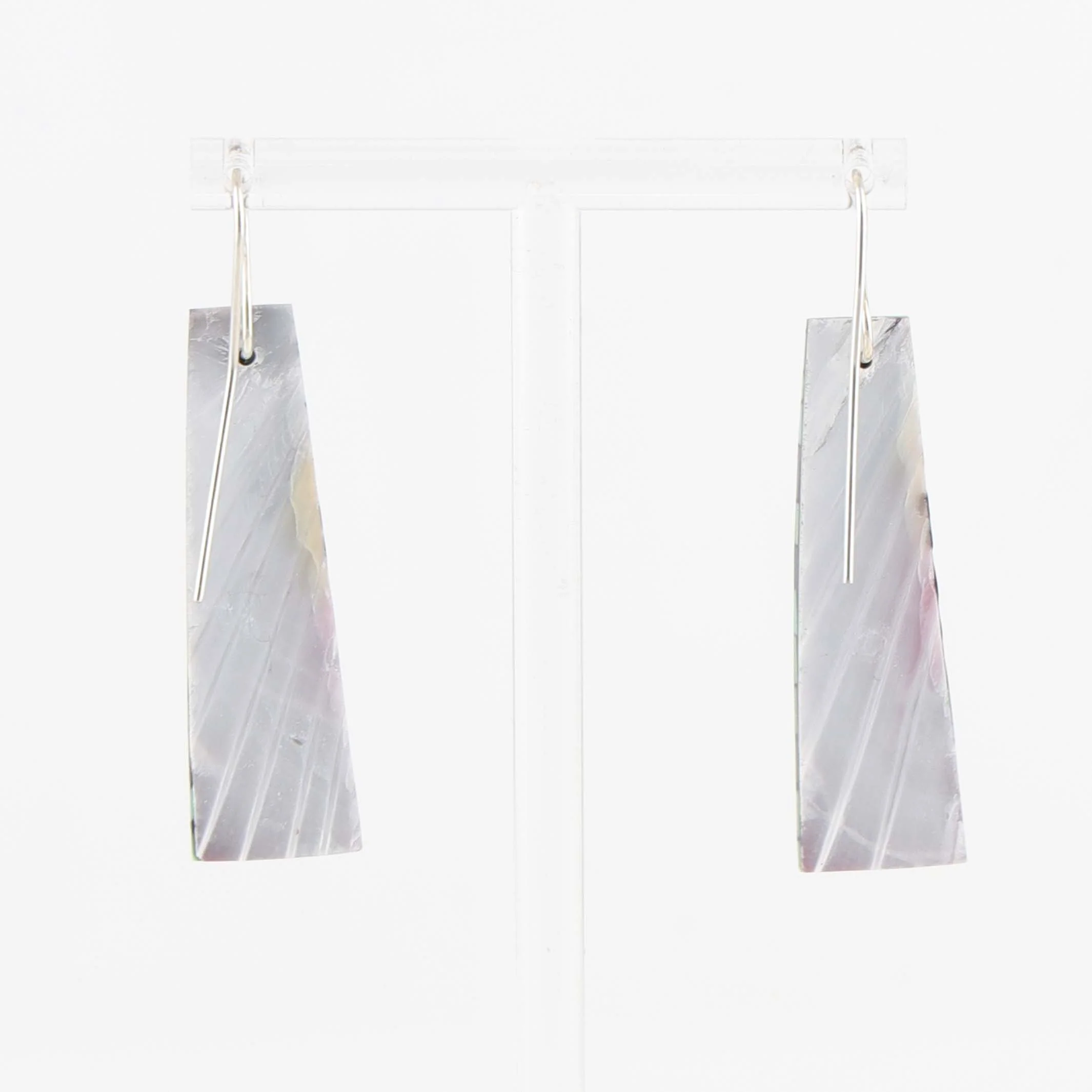 Shell Inlay Earrings - Image 2