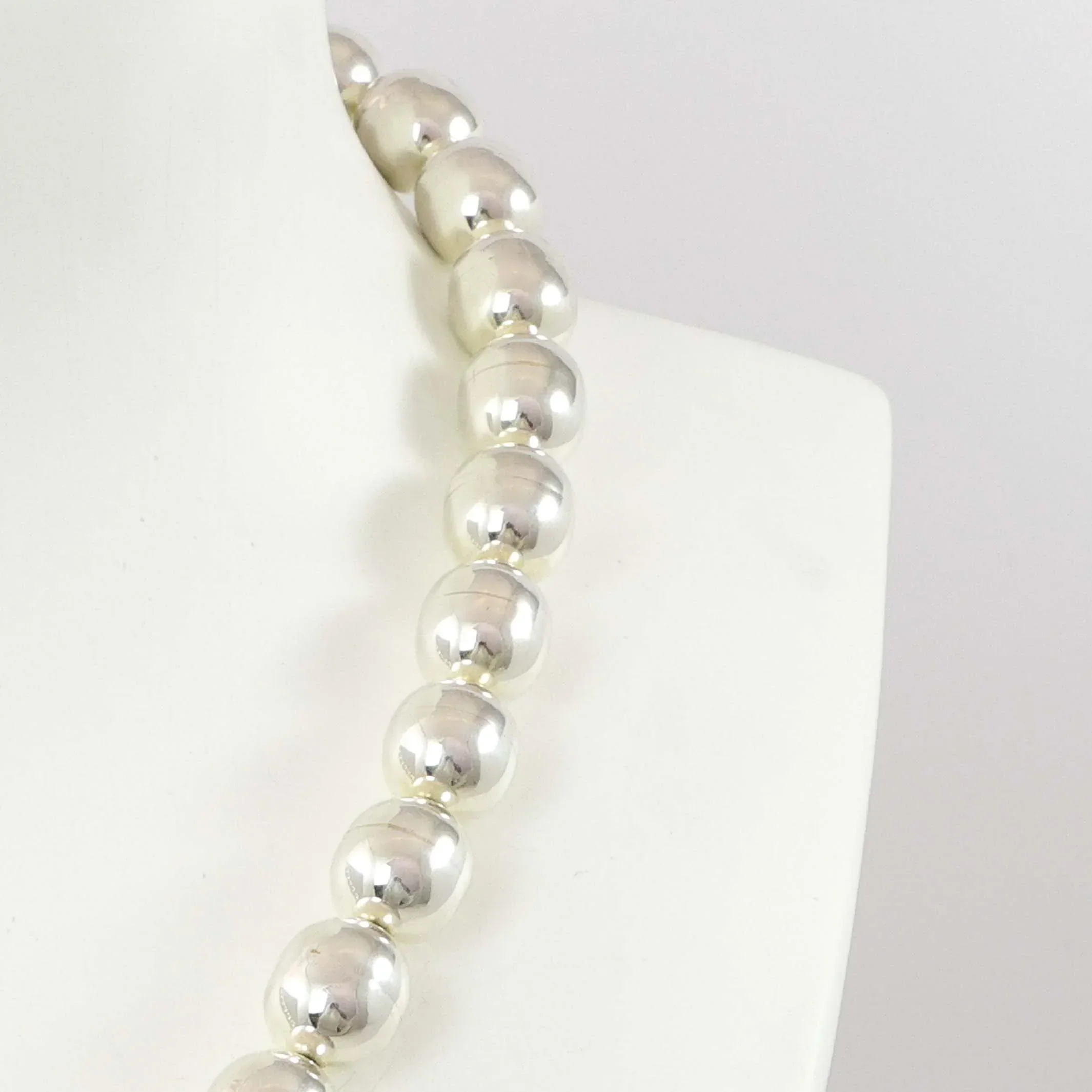 Silver Bead and Turquoise Necklace - Image 5