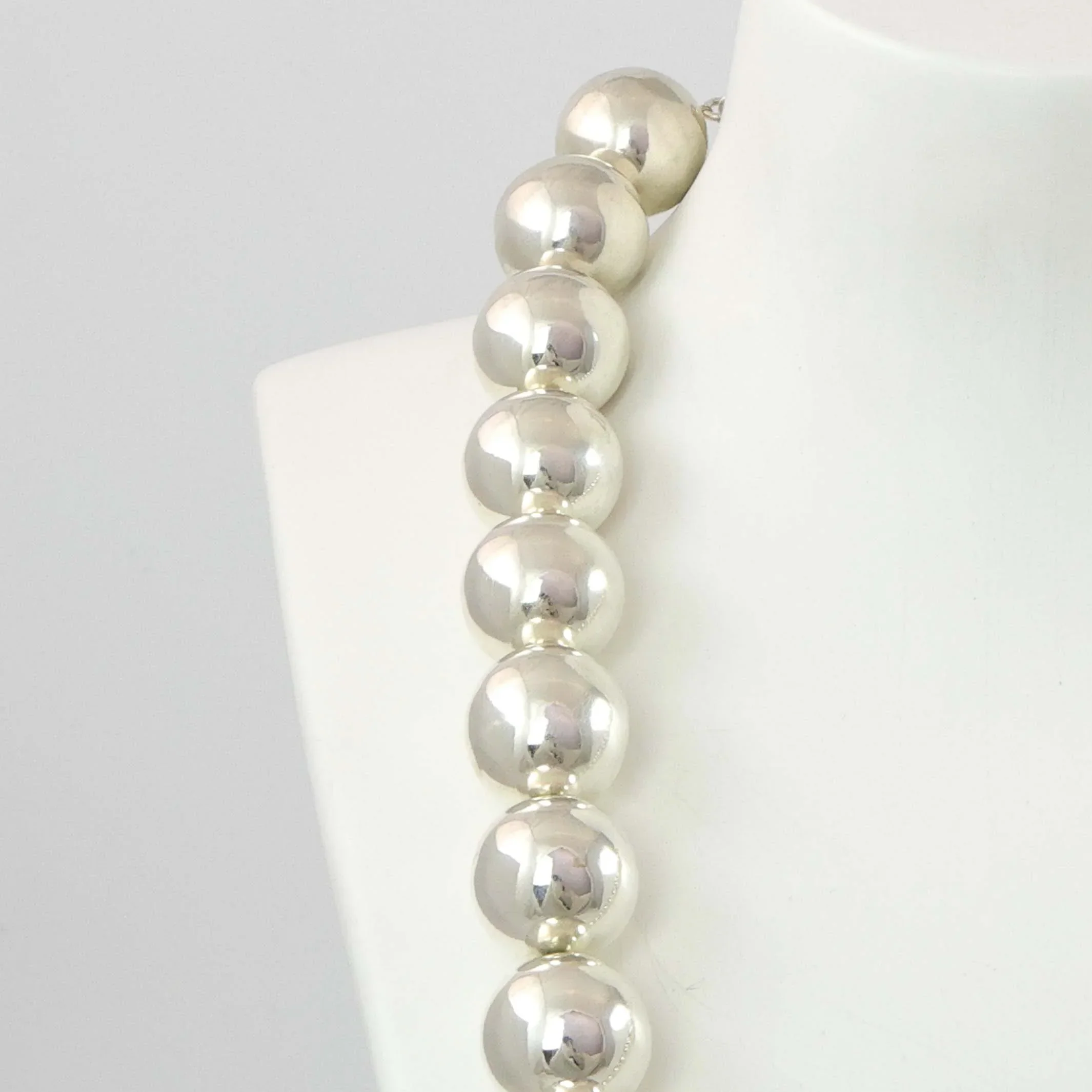 Silver Bead and Variscite Necklace - Image 4