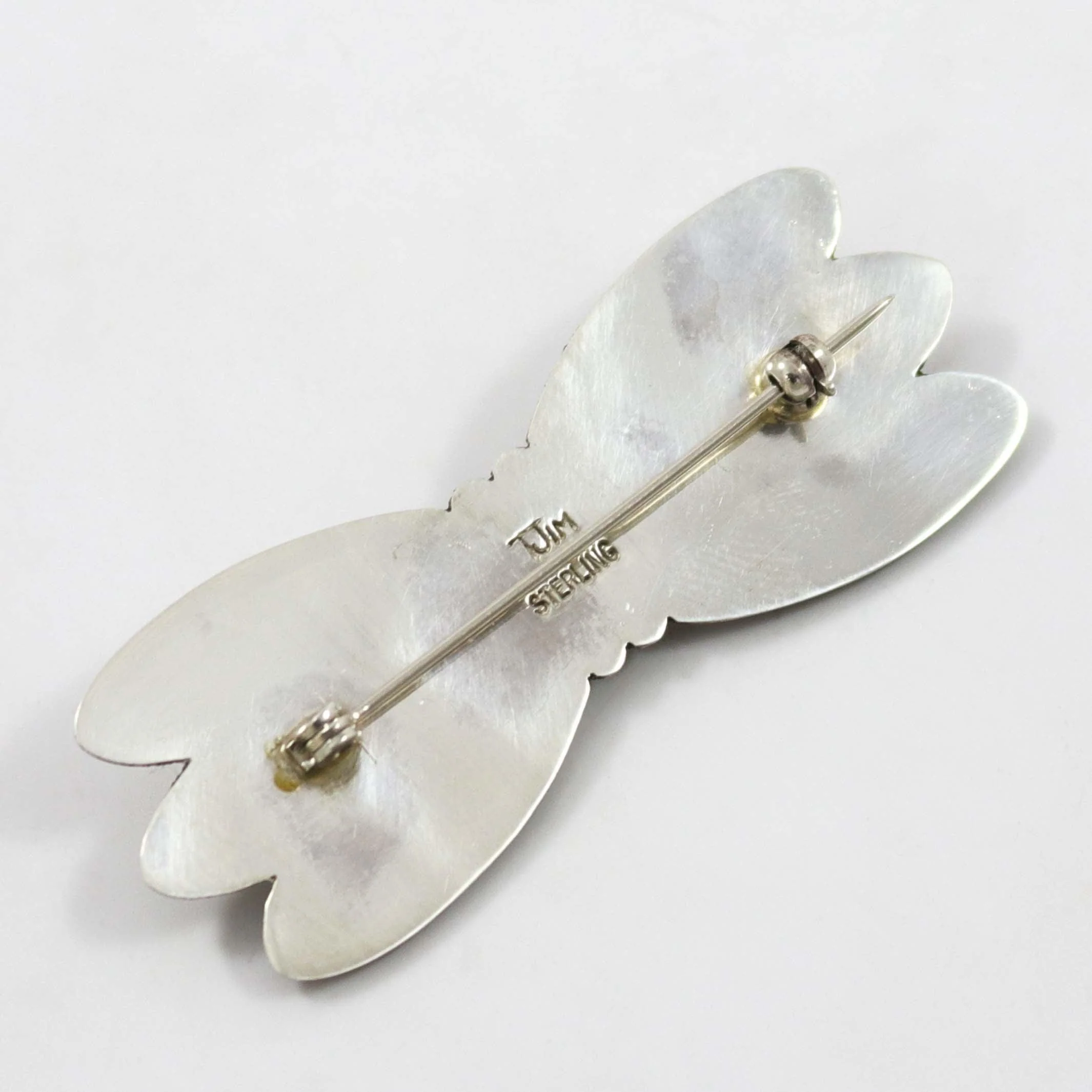Silver Butterfly Pin - Image 3