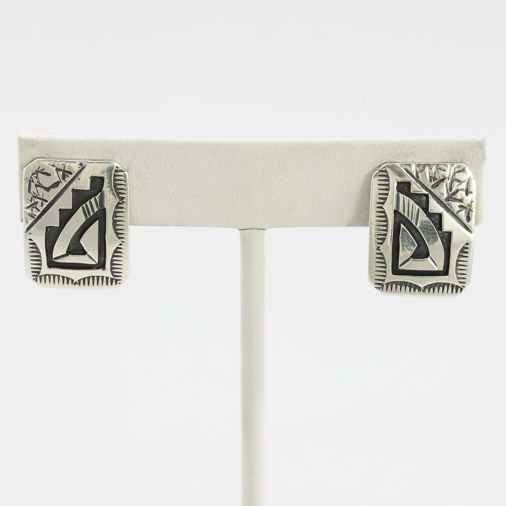 Silver Clip Earrings