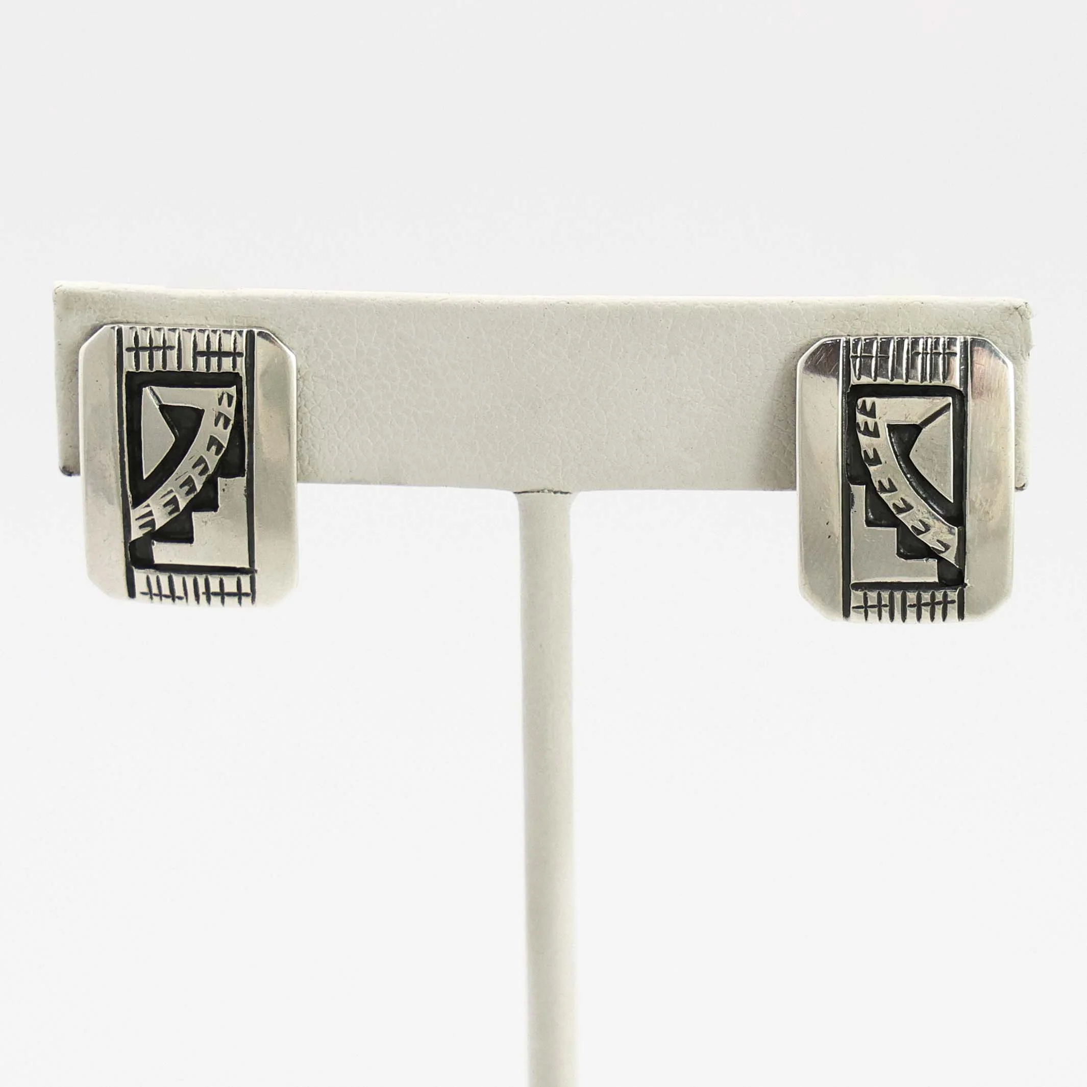 Silver Clip Earrings