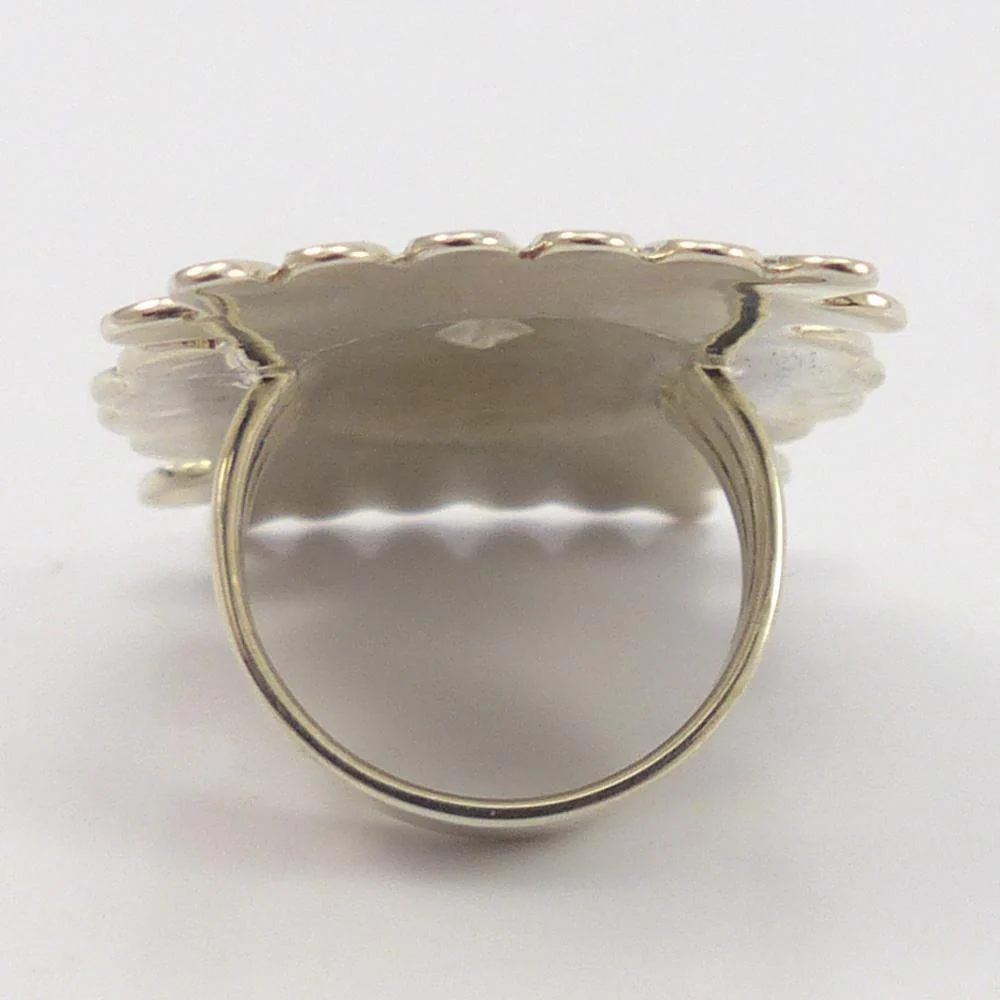 Silver Concha Ring - Image 4