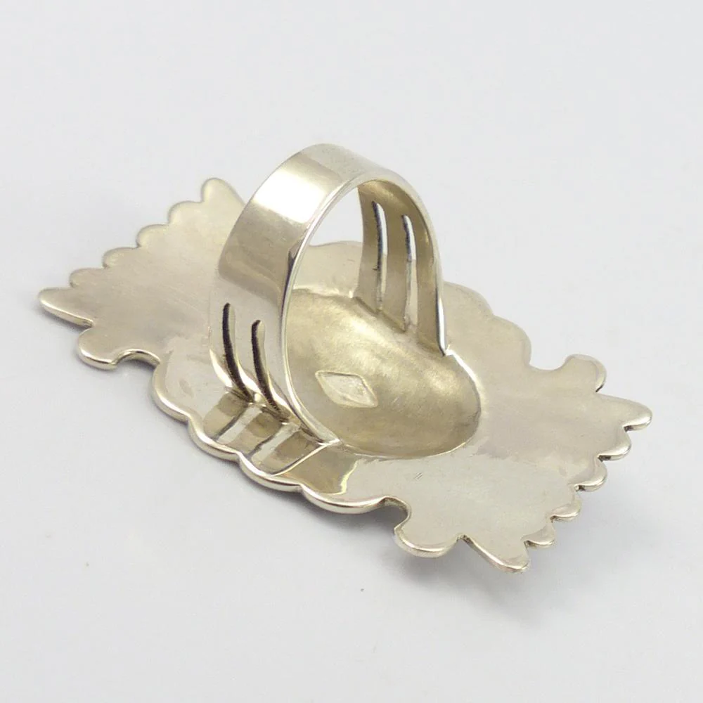 Silver Concha Ring - Image 5