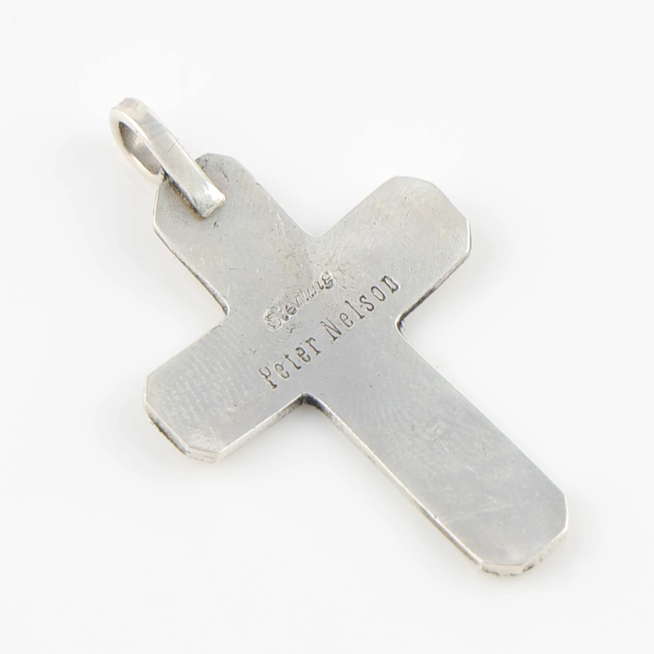 Silver Cross Pendant - Image 3