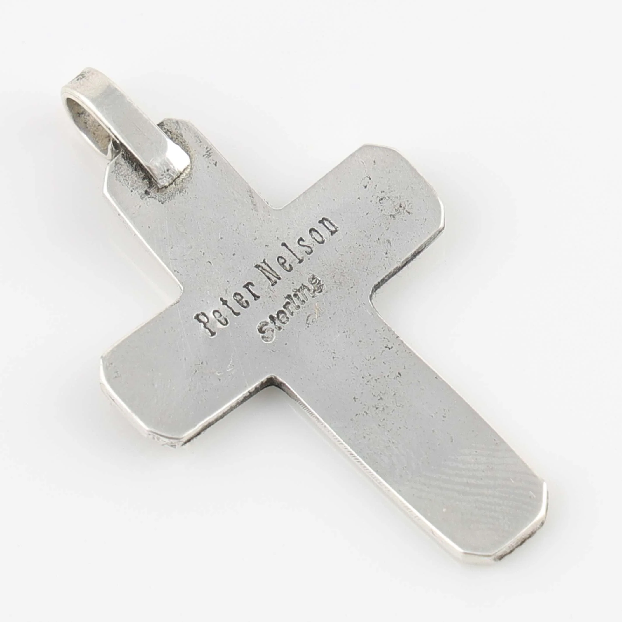 Silver Cross Pendant - Image 3