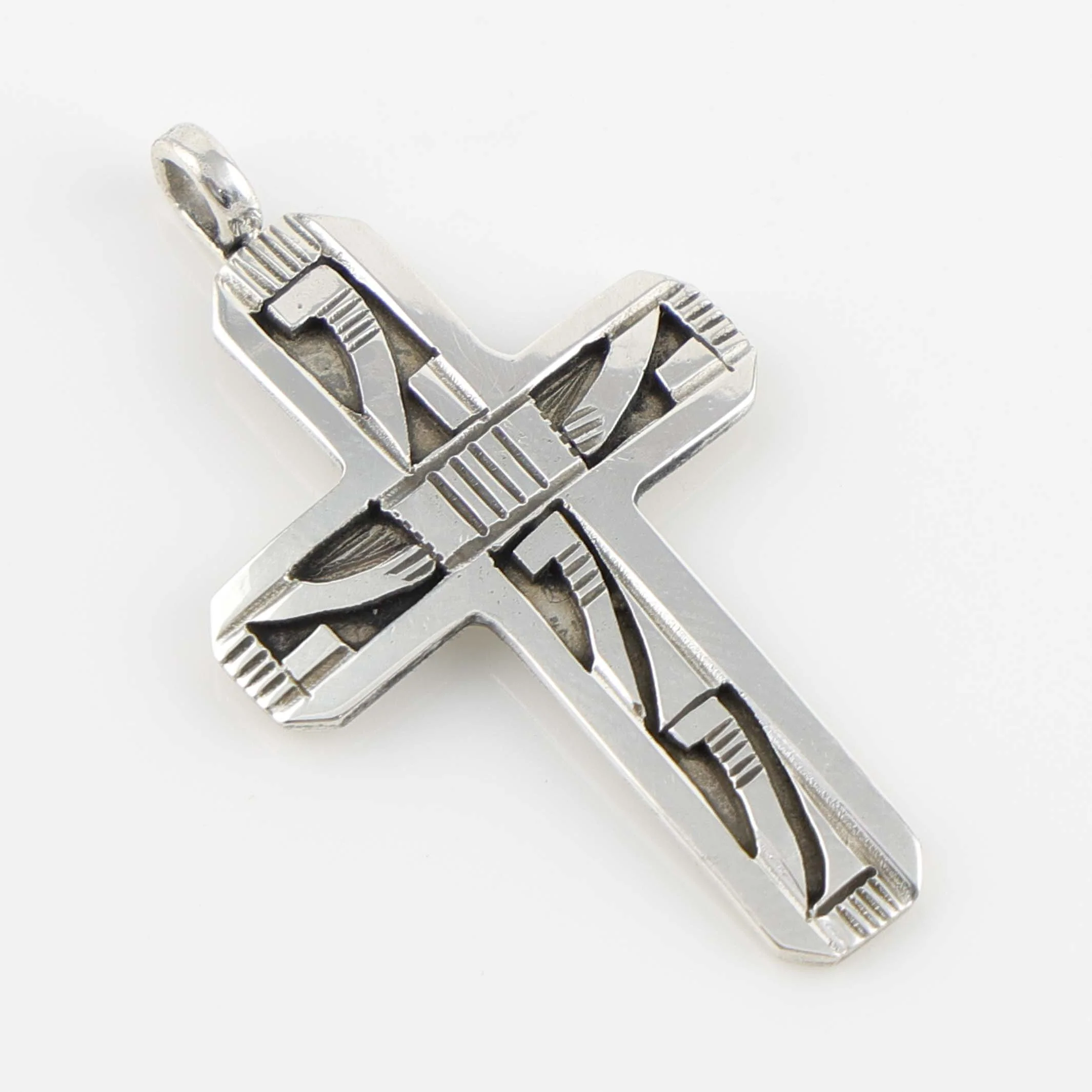 Silver Cross Pendant - Image 2
