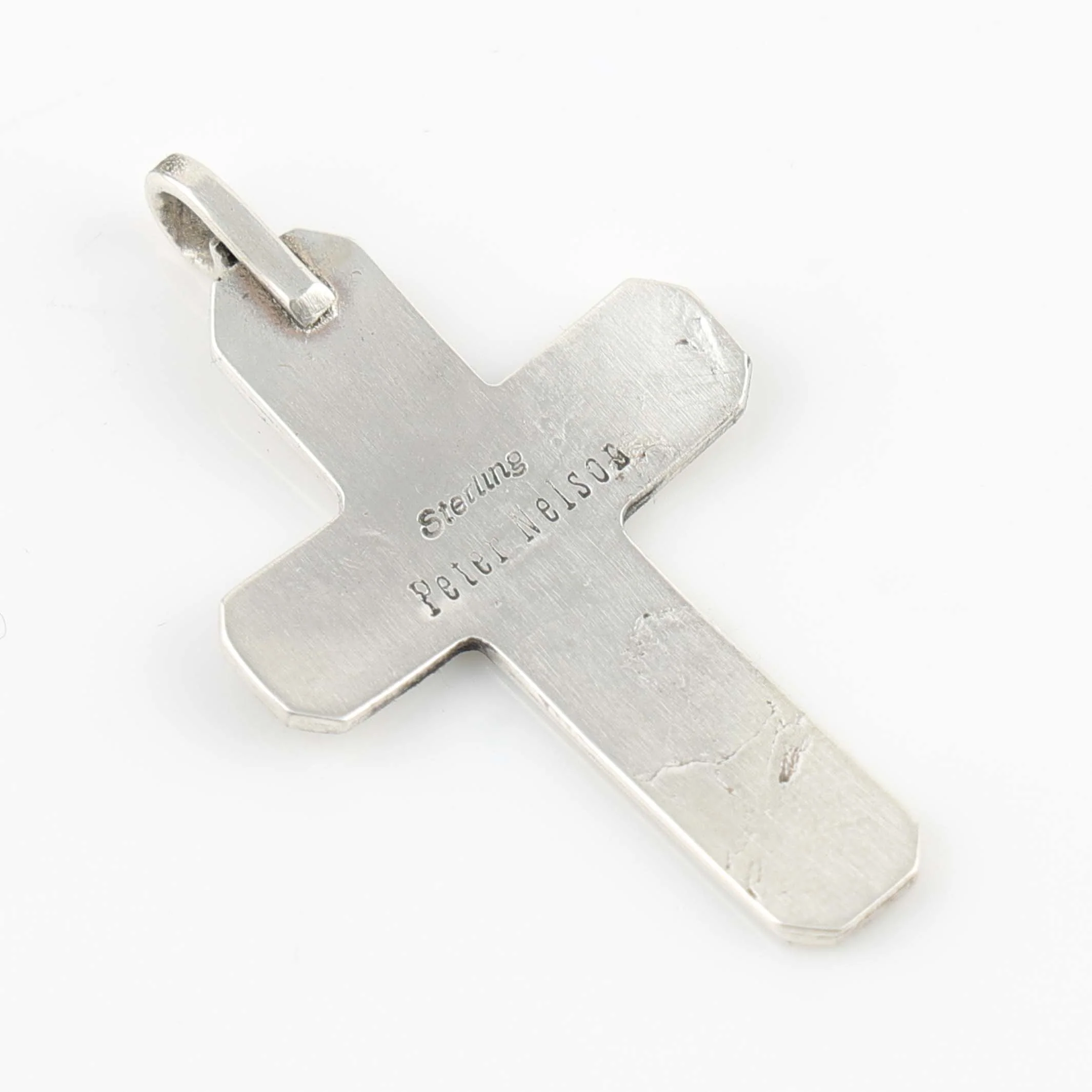 Silver Cross Pendant - Image 3
