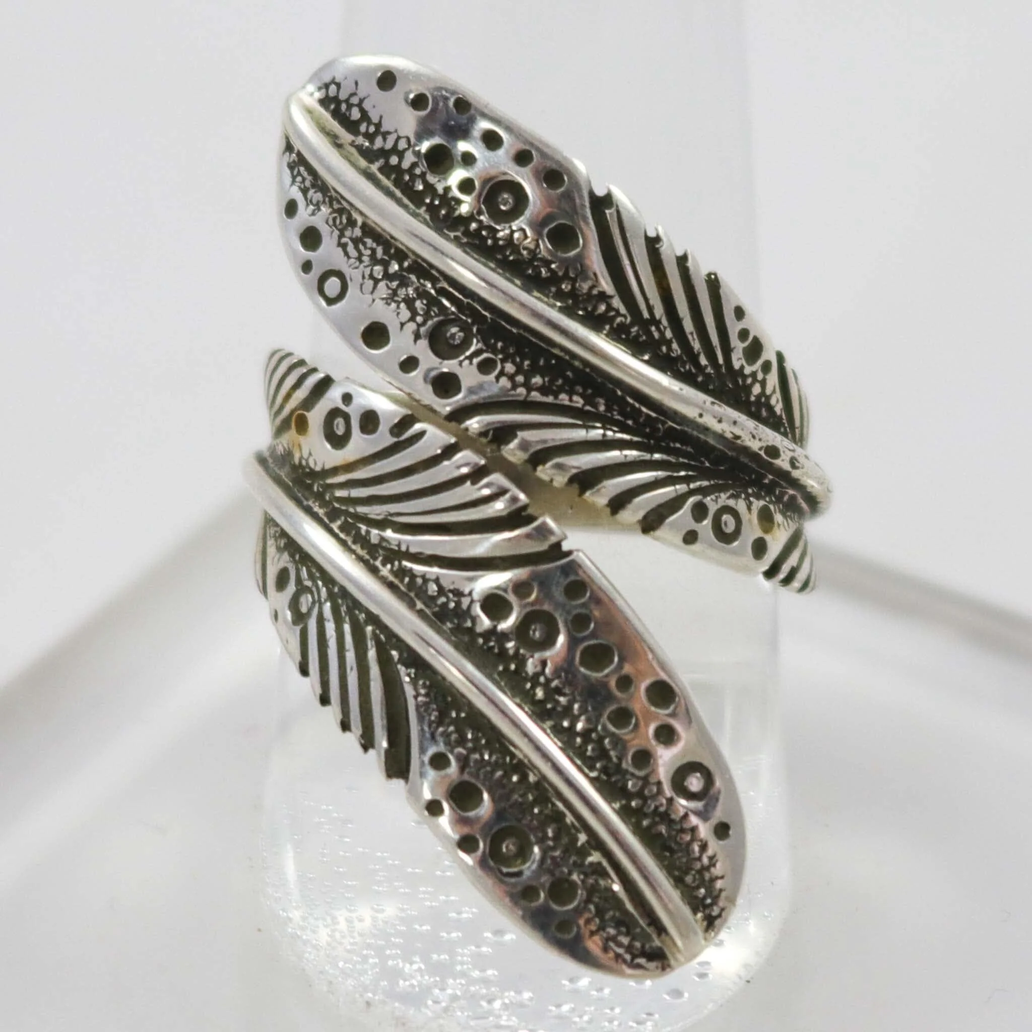 Silver Feather Ring