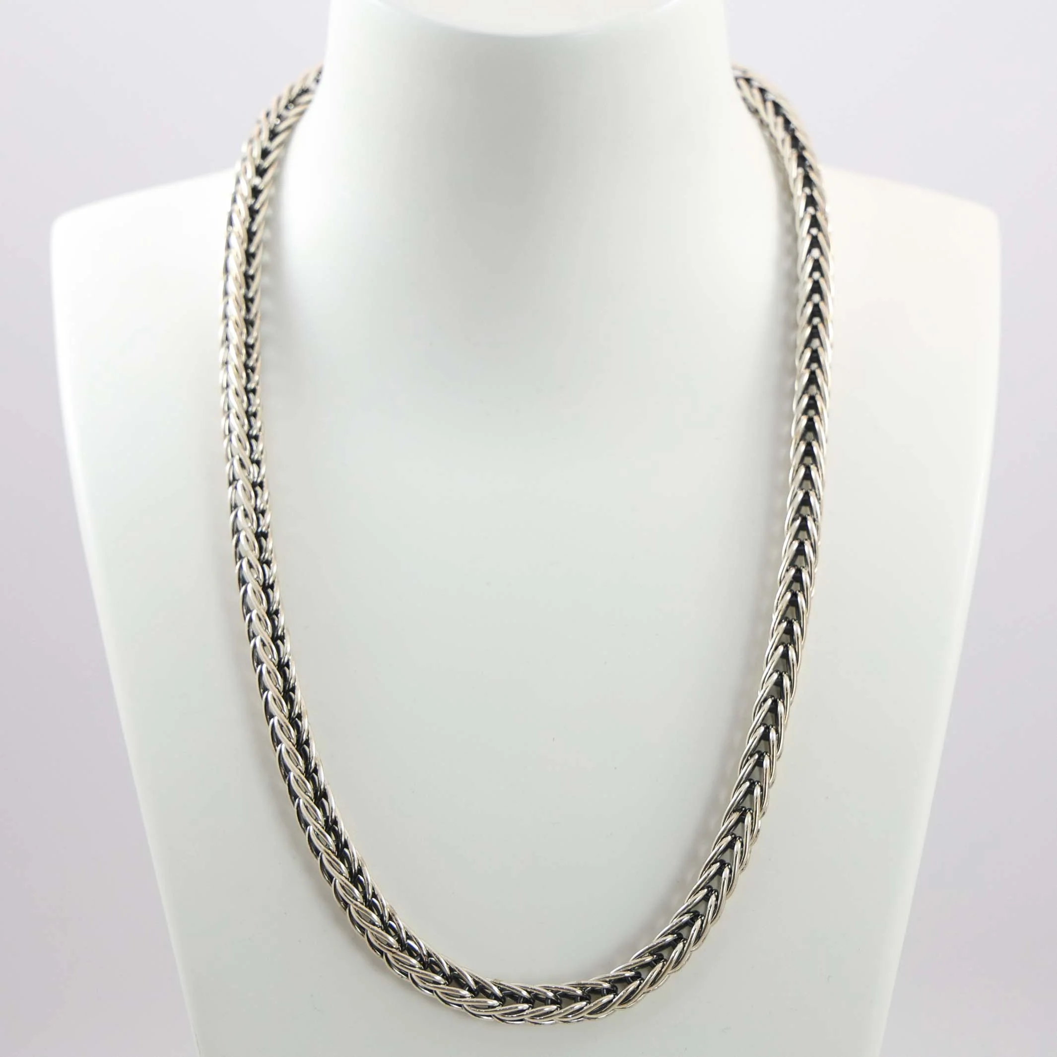Silver Foxtail Necklace