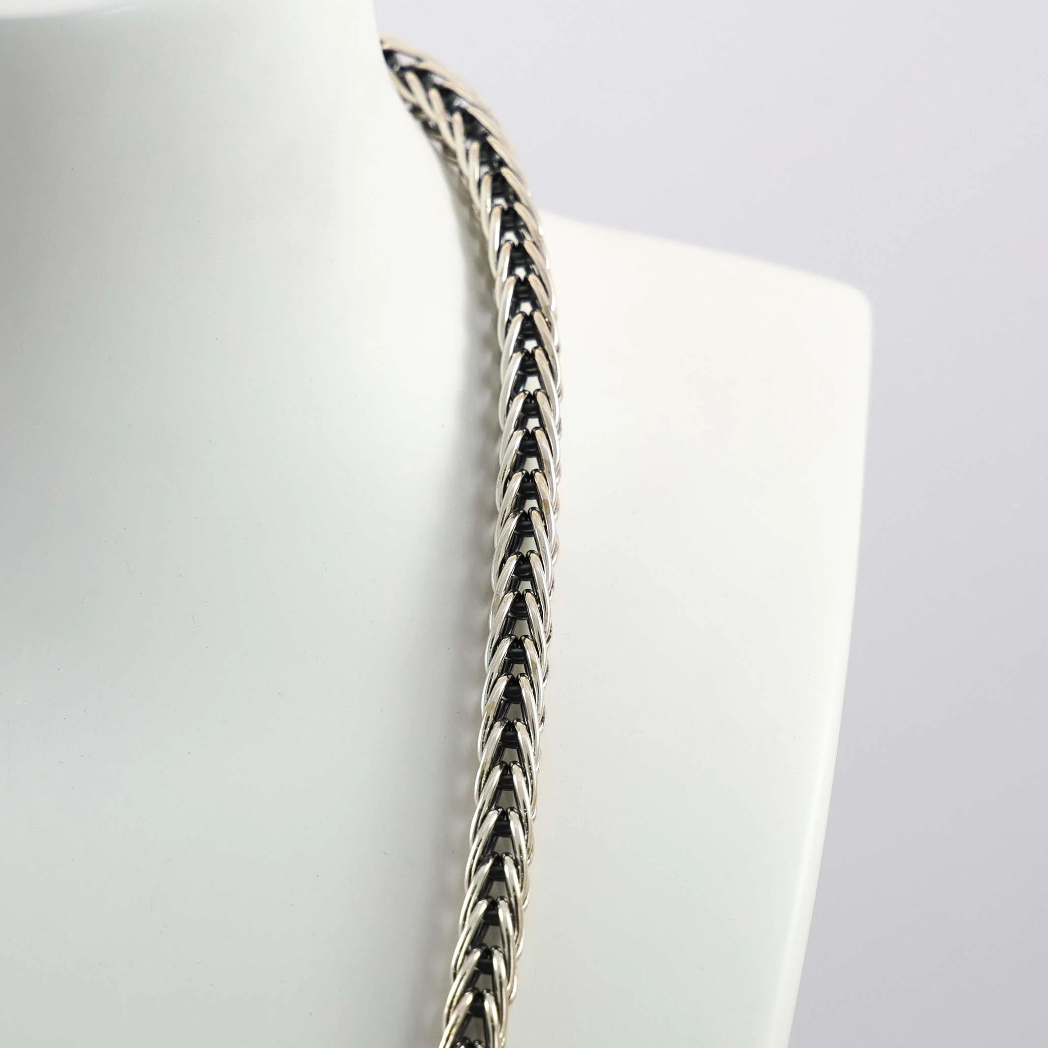 Silver Foxtail Necklace - Image 4