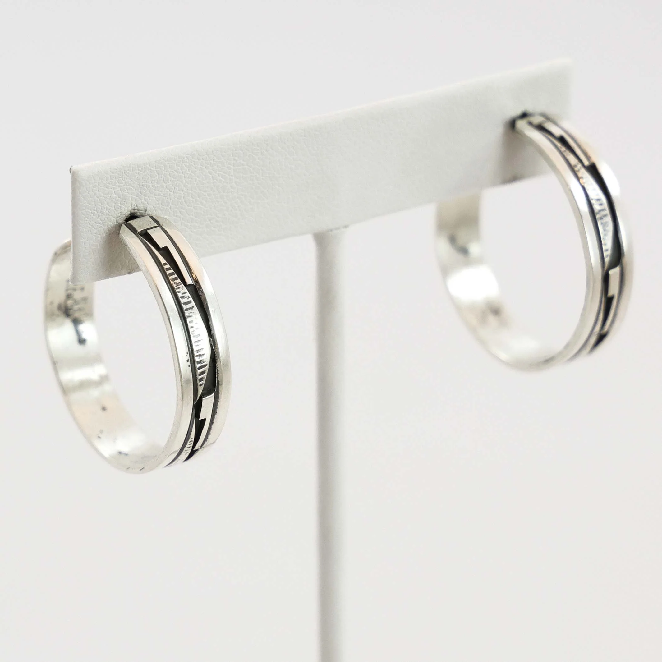 Silver Hoop Earrings
