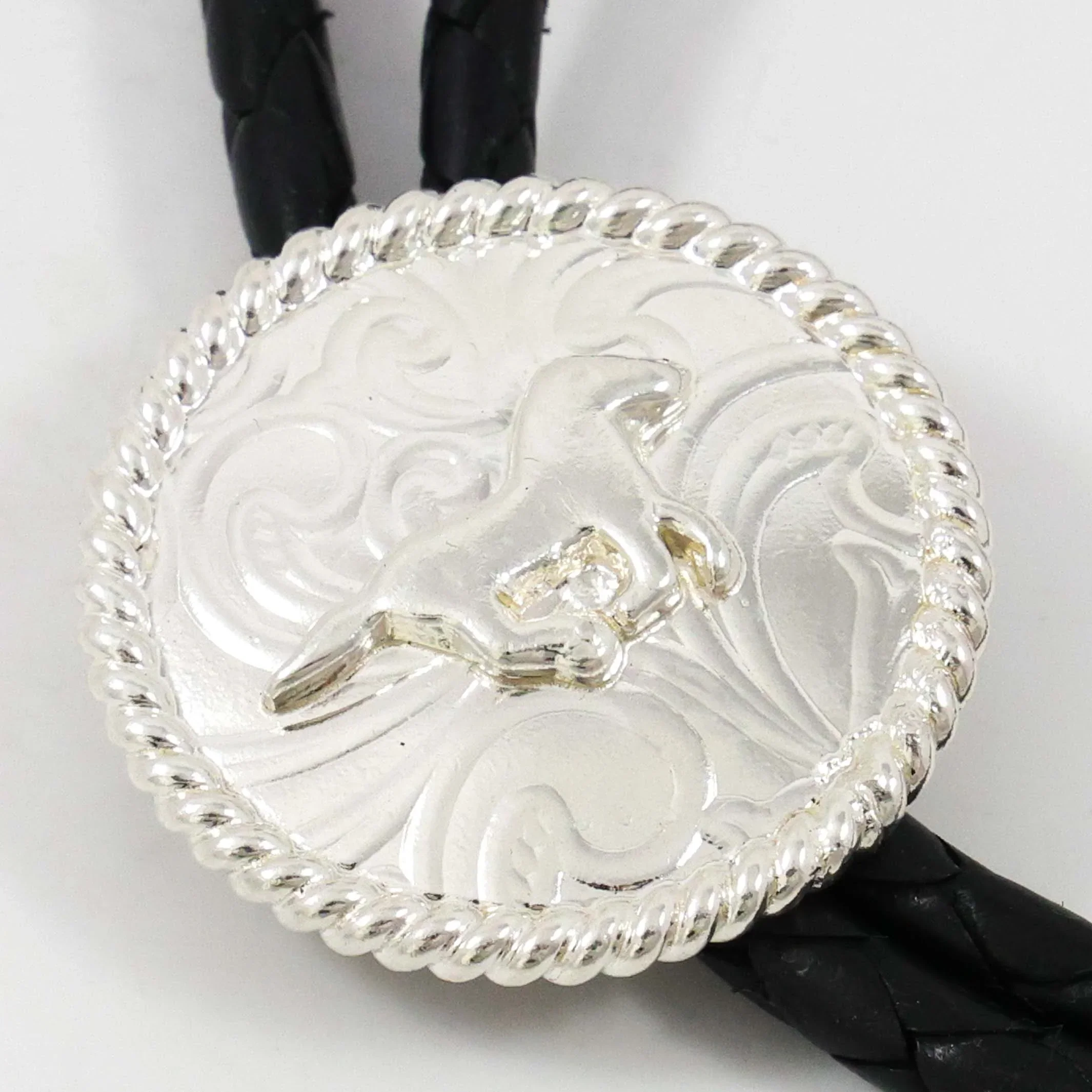 Silver Horse Bola Tie - Image 3