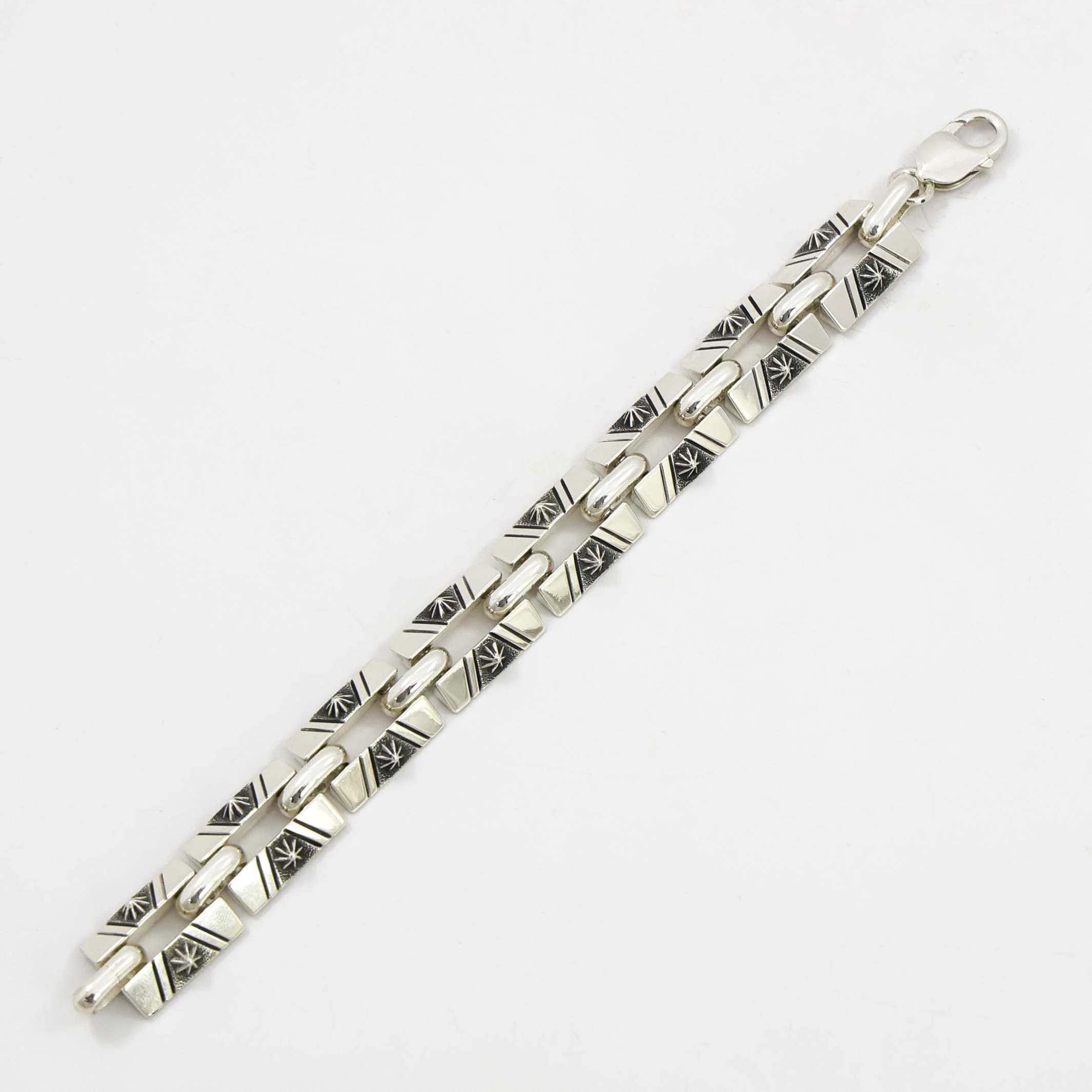 Silver Link Bracelet - Image 4