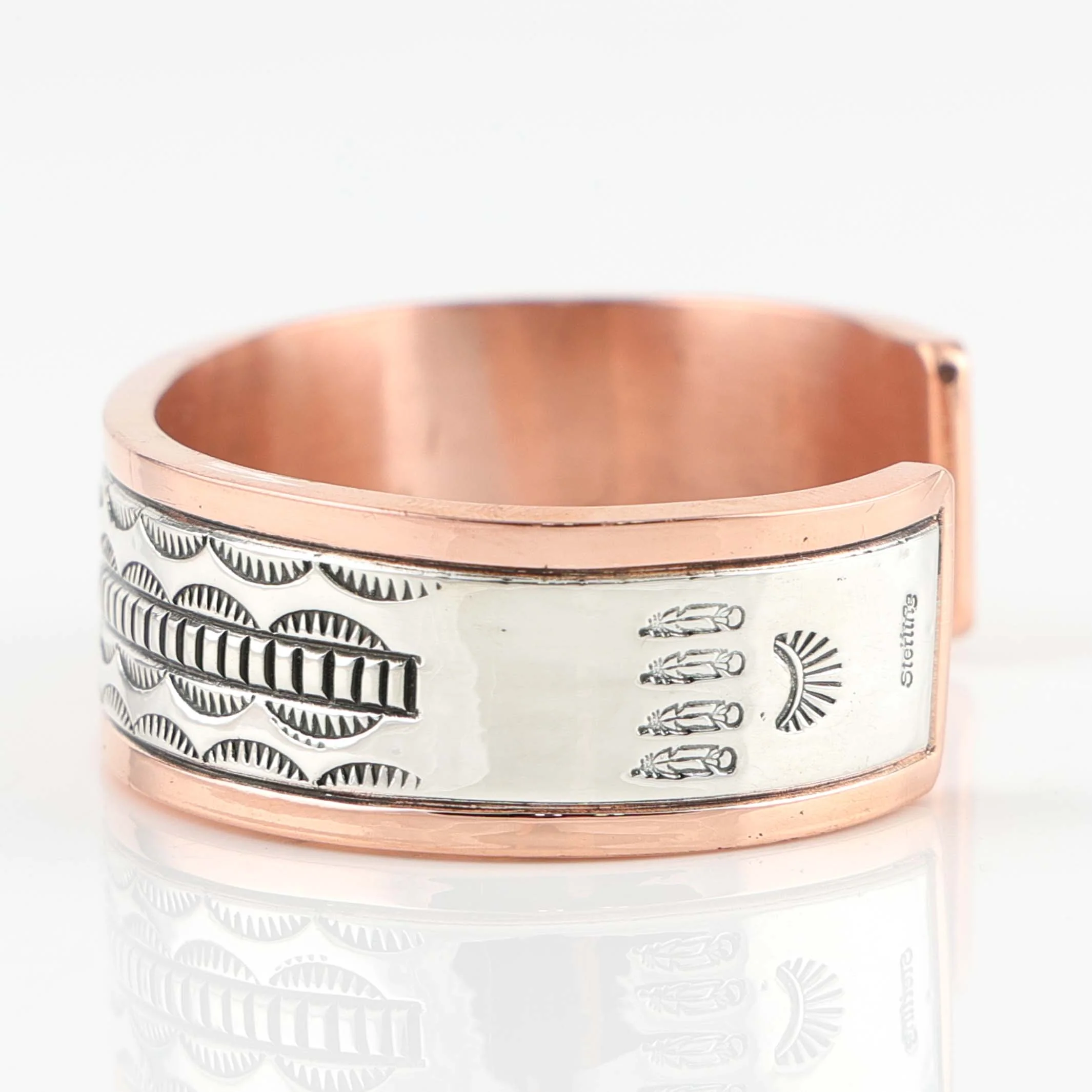 Silver on Copper Cuff - Image 2