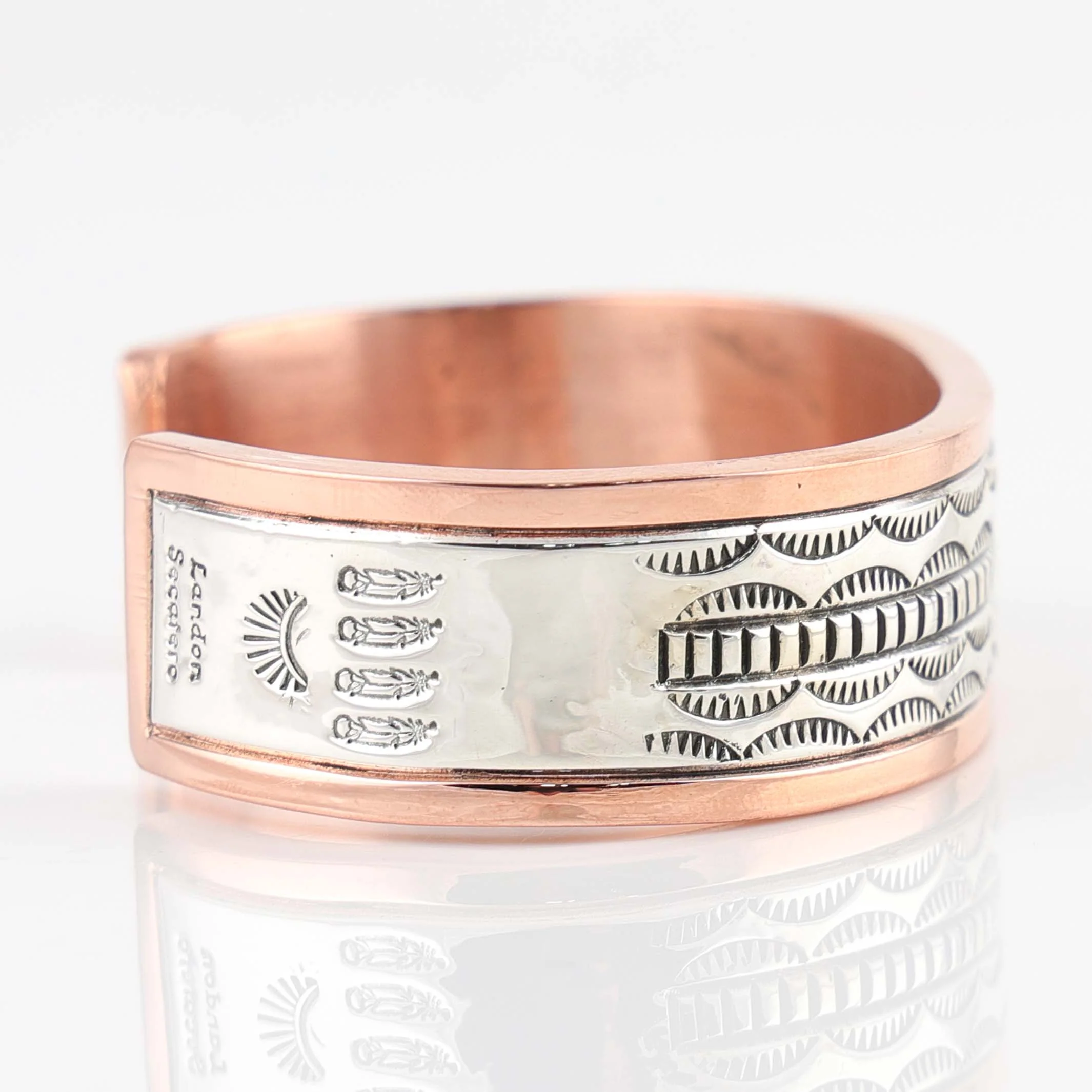 Silver on Copper Cuff - Image 3