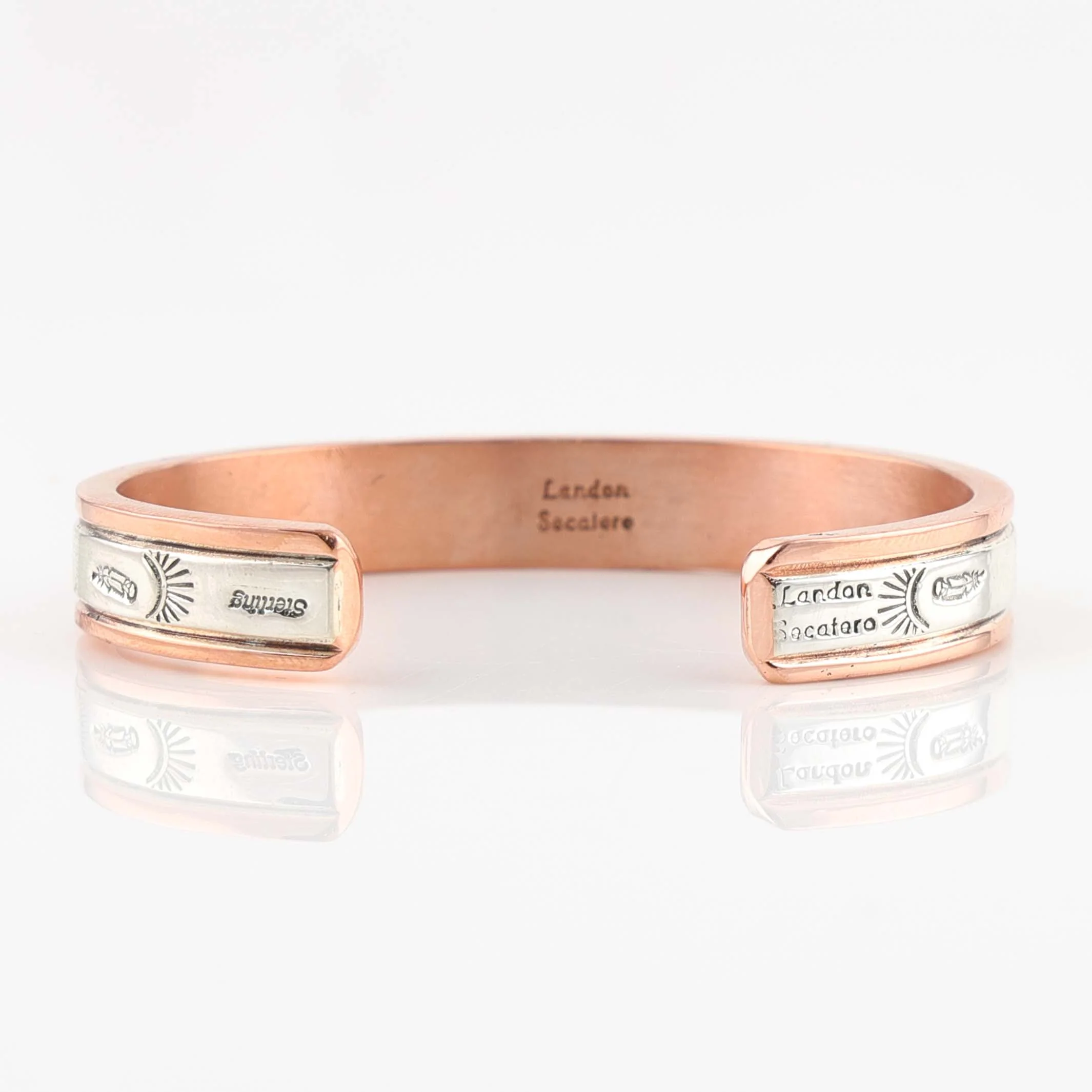 Silver on Copper Cuff - Image 4