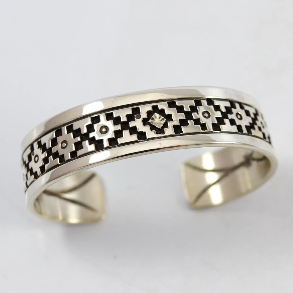 Silver Overlay Cuff