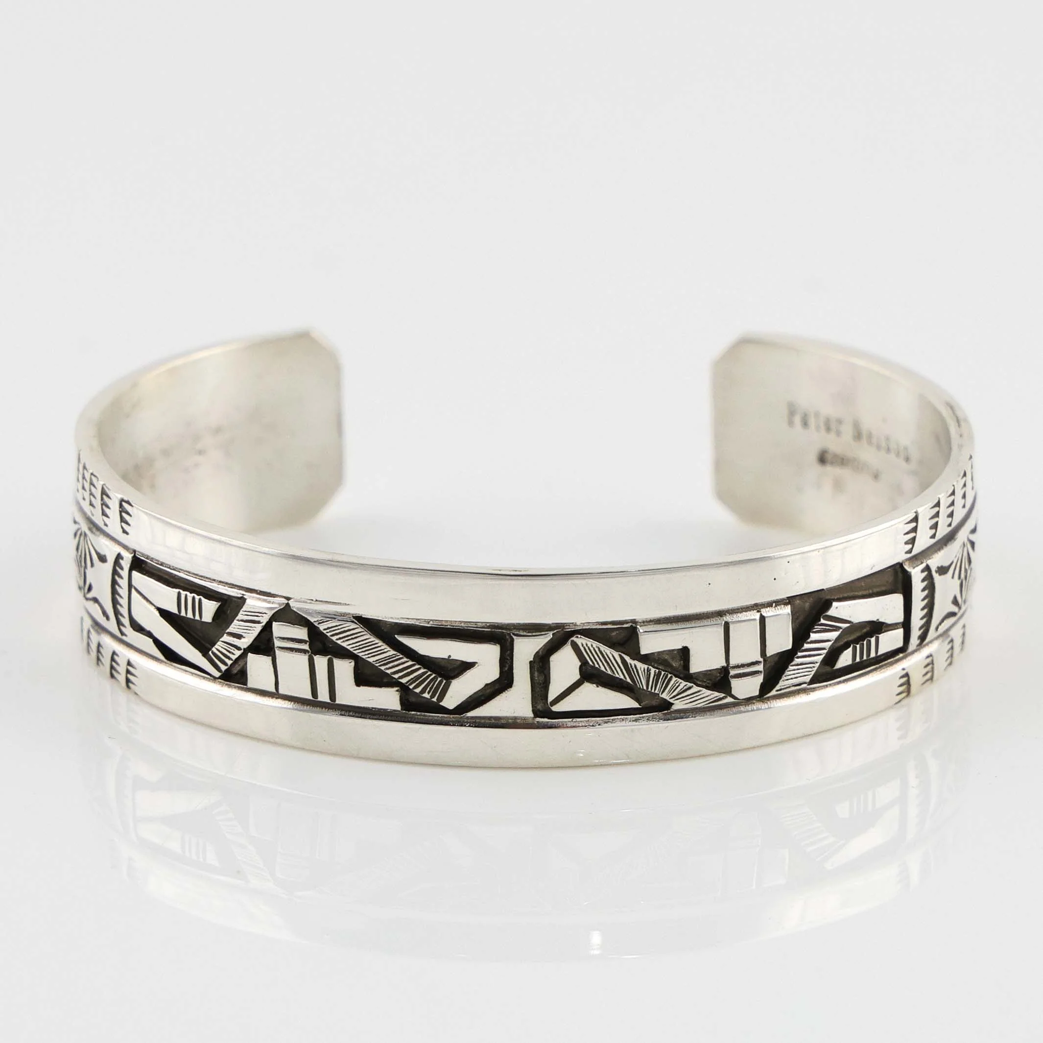 Silver Overlay Cuff