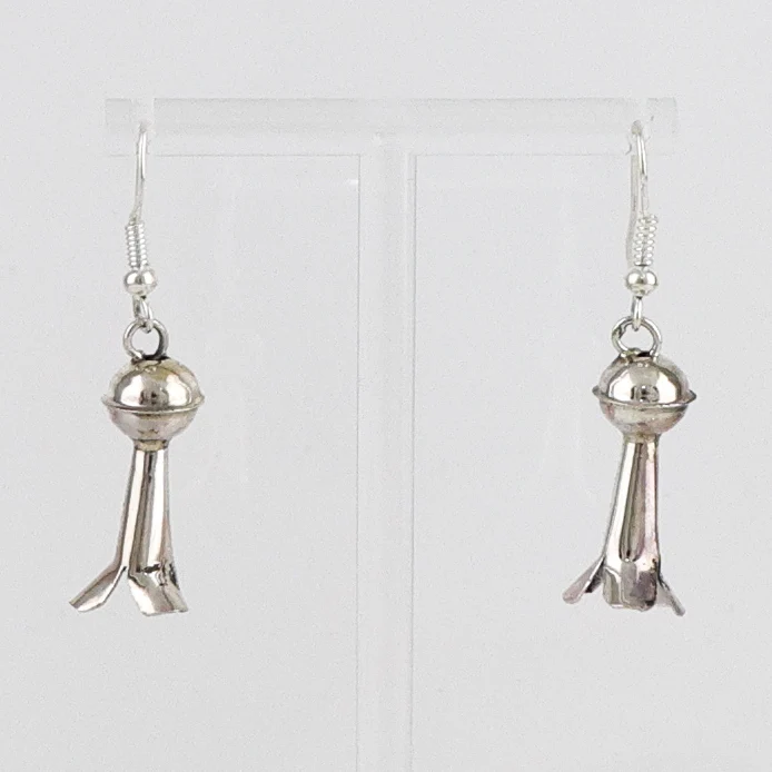 Silver Squash Blossom Earrings