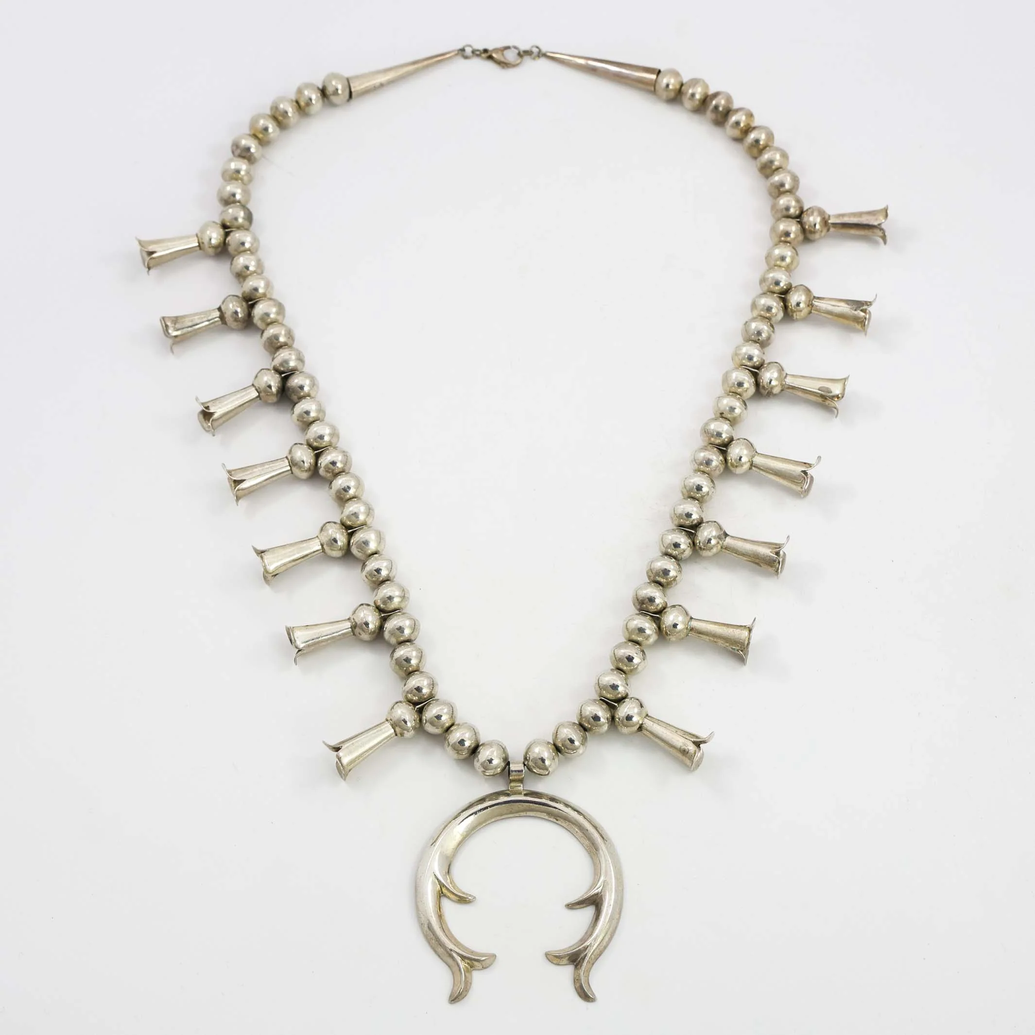 Silver Squash Blossom Necklace