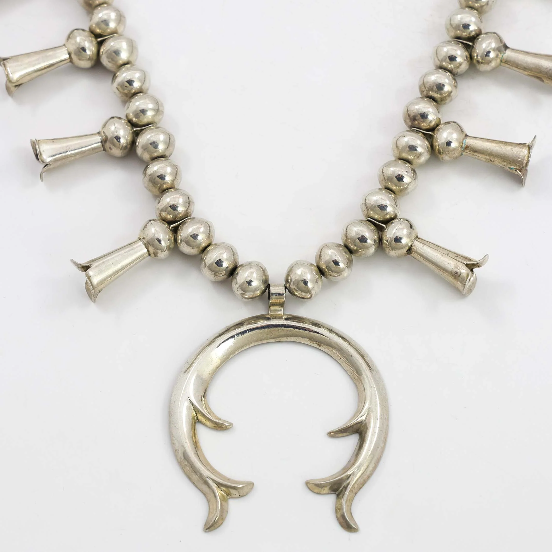 Silver Squash Blossom Necklace - Image 2